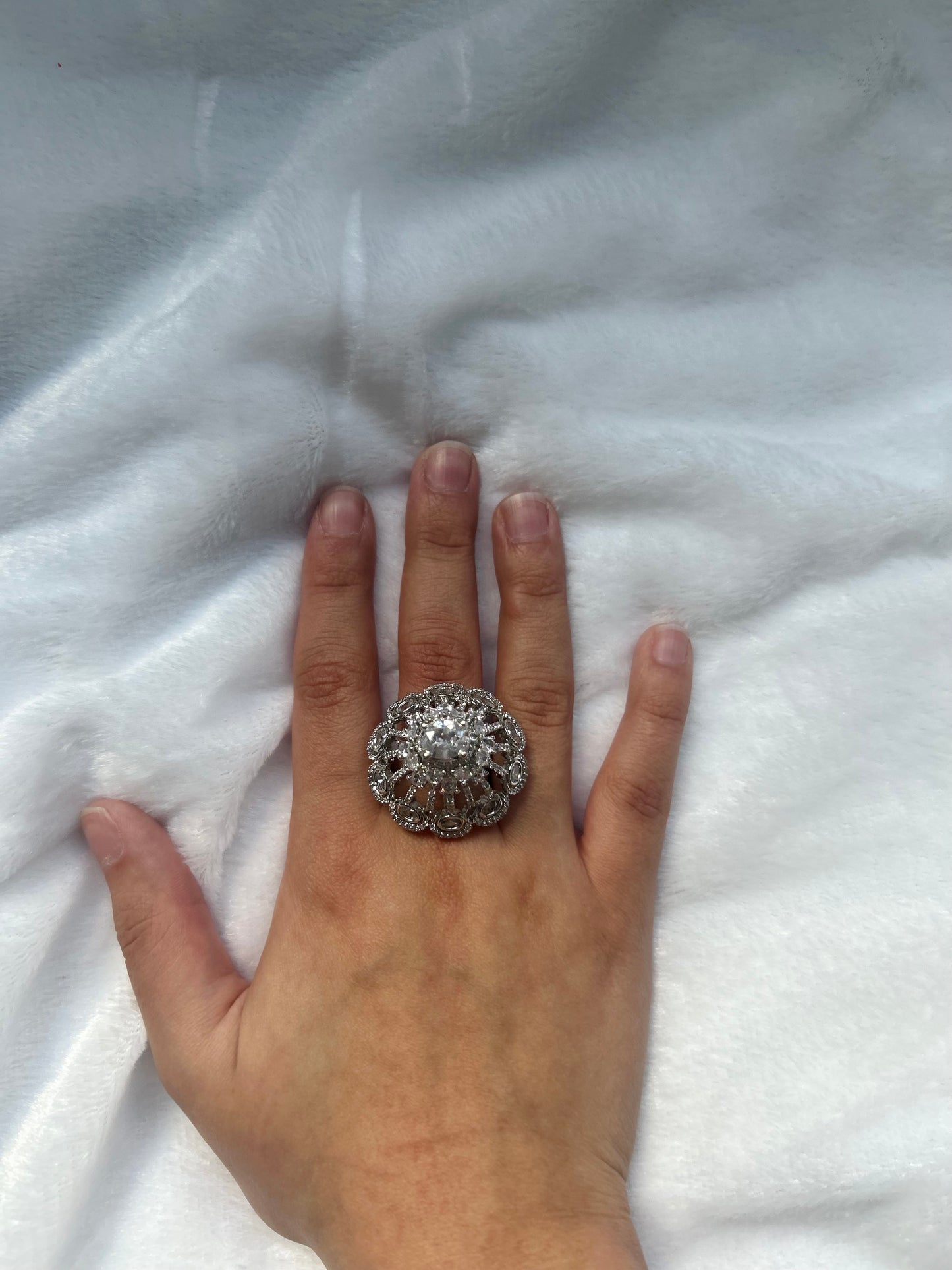 AD Silver Ring