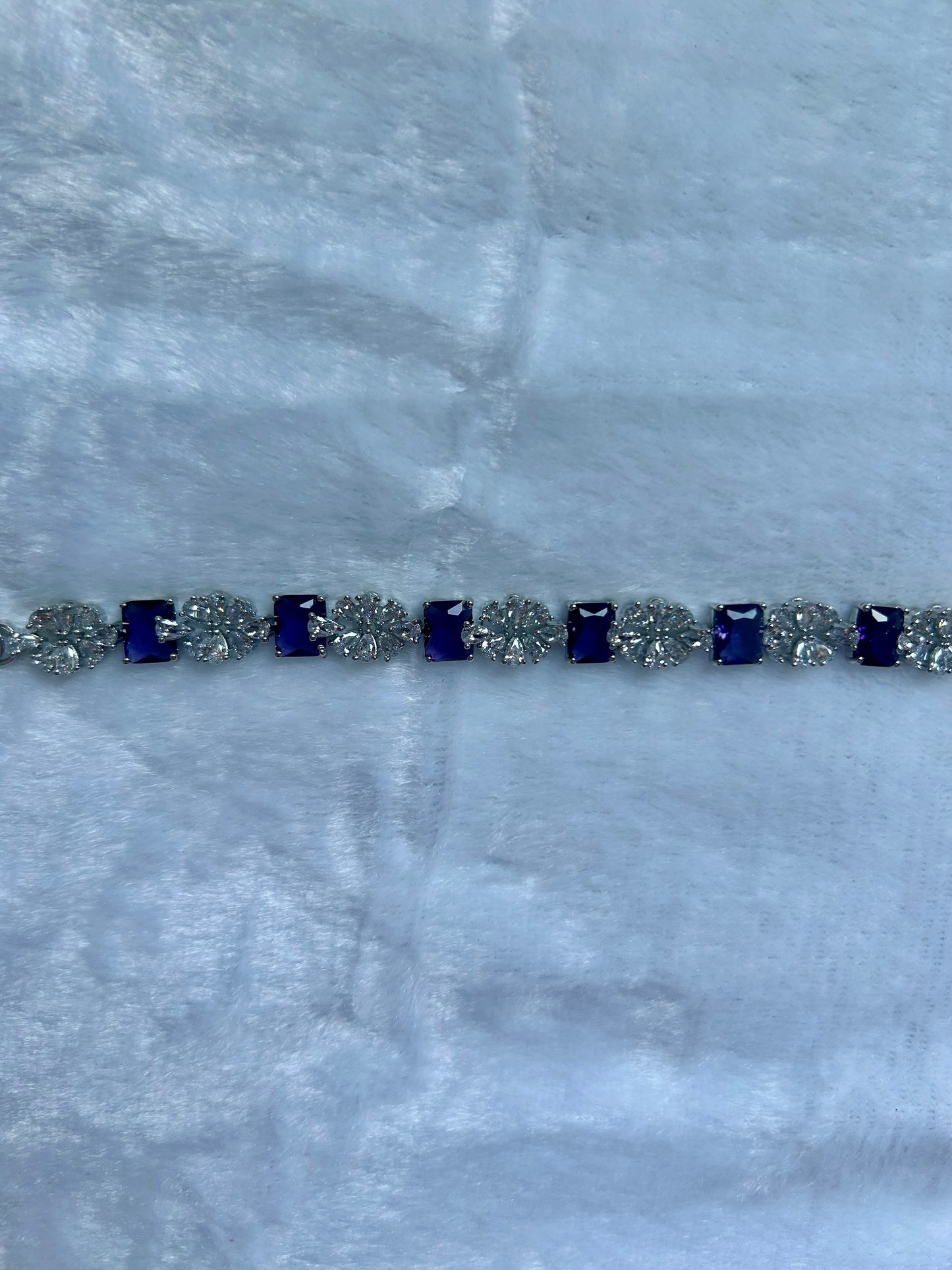 Dark Purple CZ Bracelet