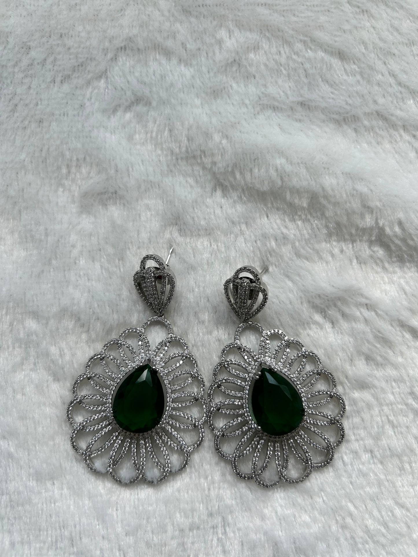AD Emerald Green Earrings