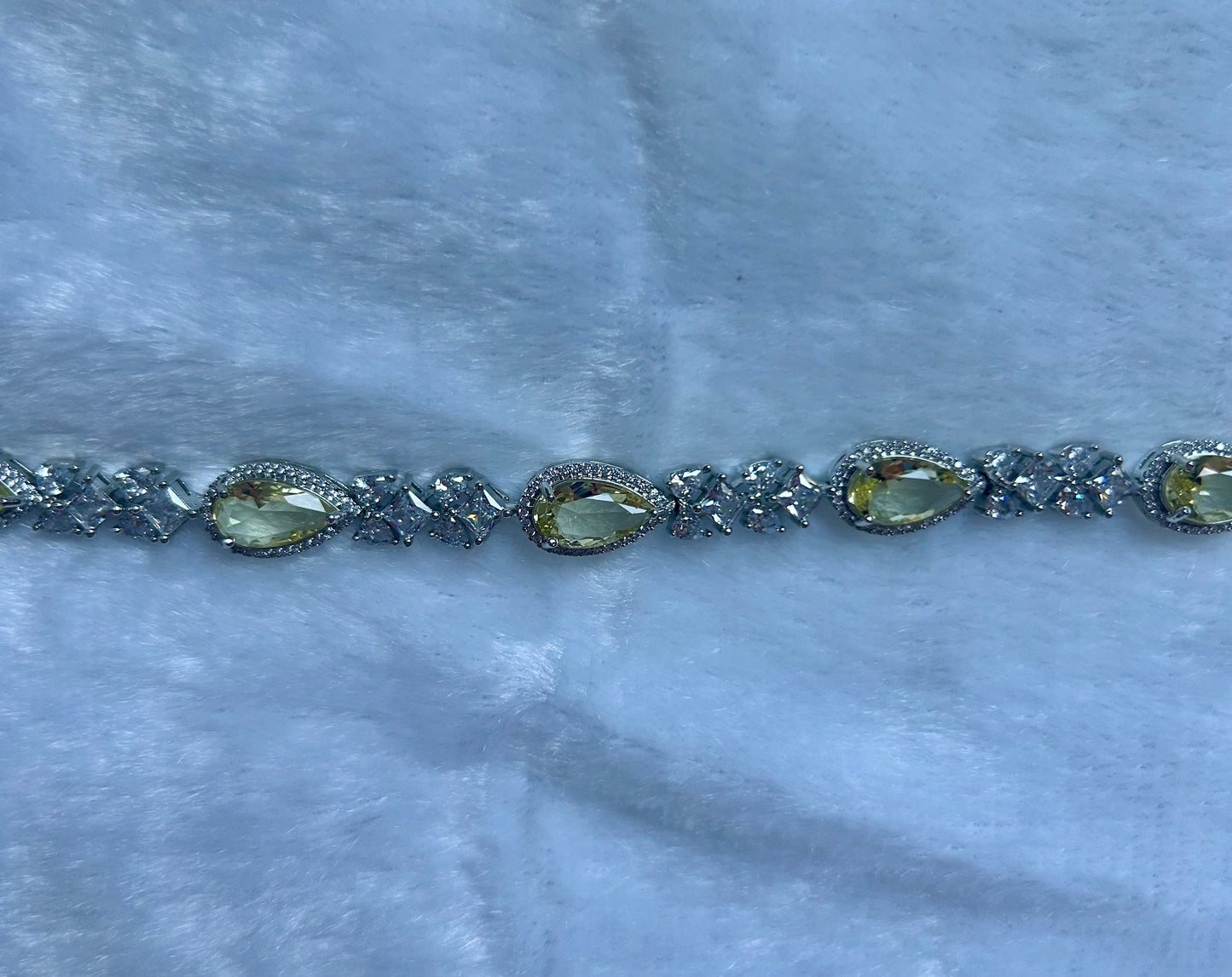 Yellow CZ Bracelet
