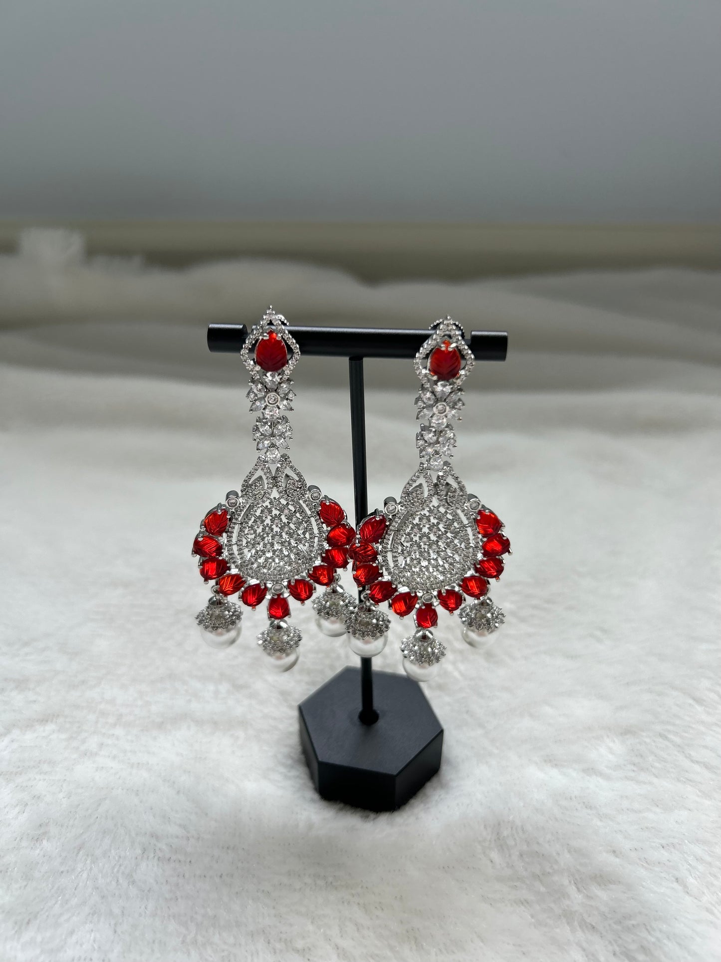 AD Red Earrings