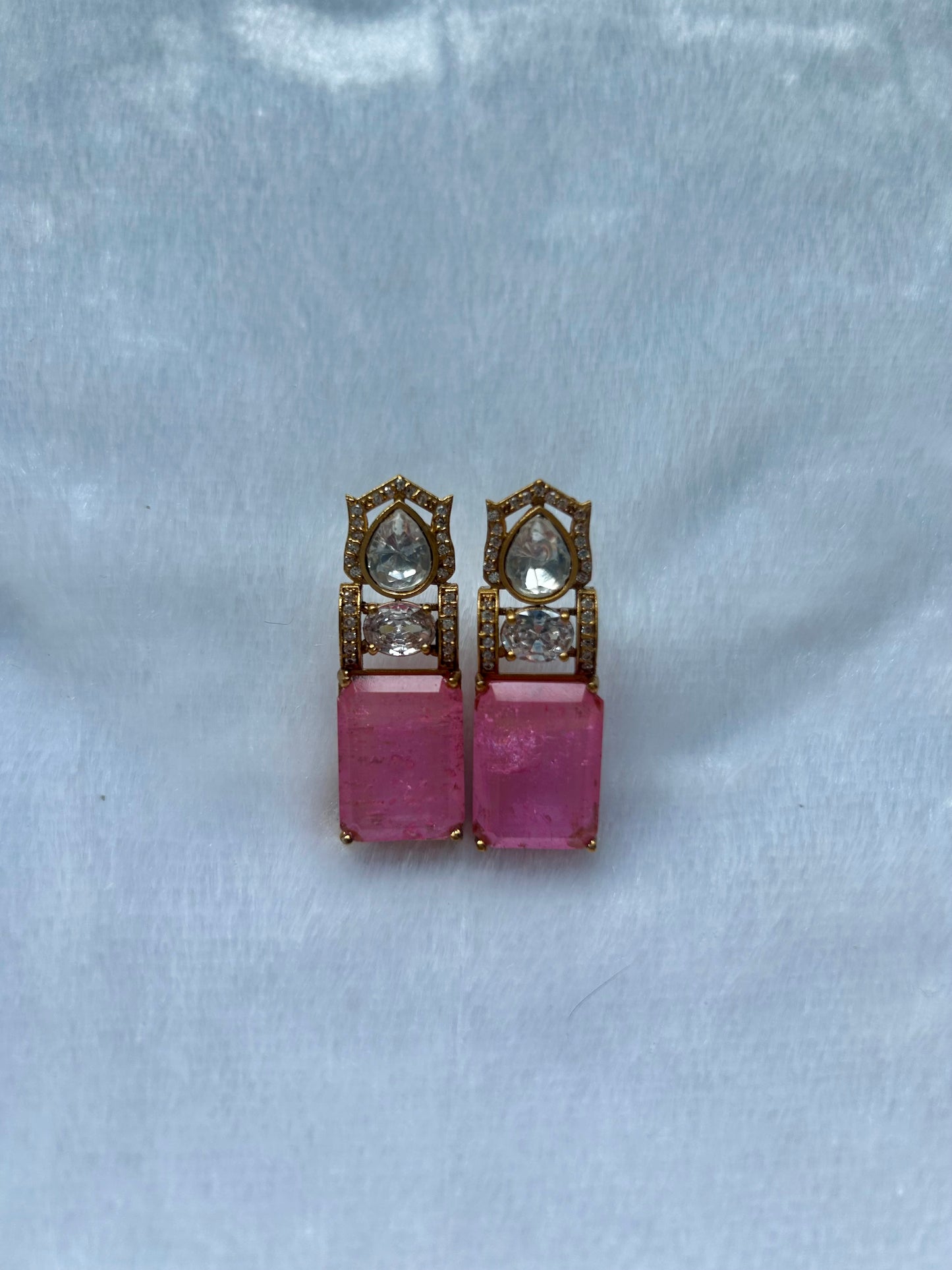 Pink Doublet Earrings