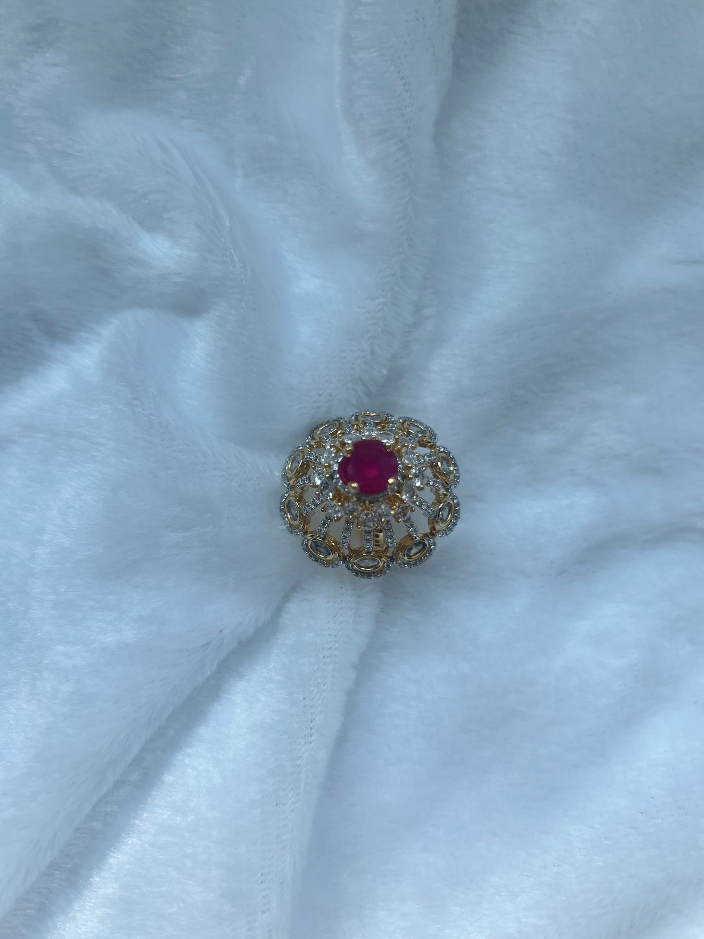 AD Ruby & Gold Ring
