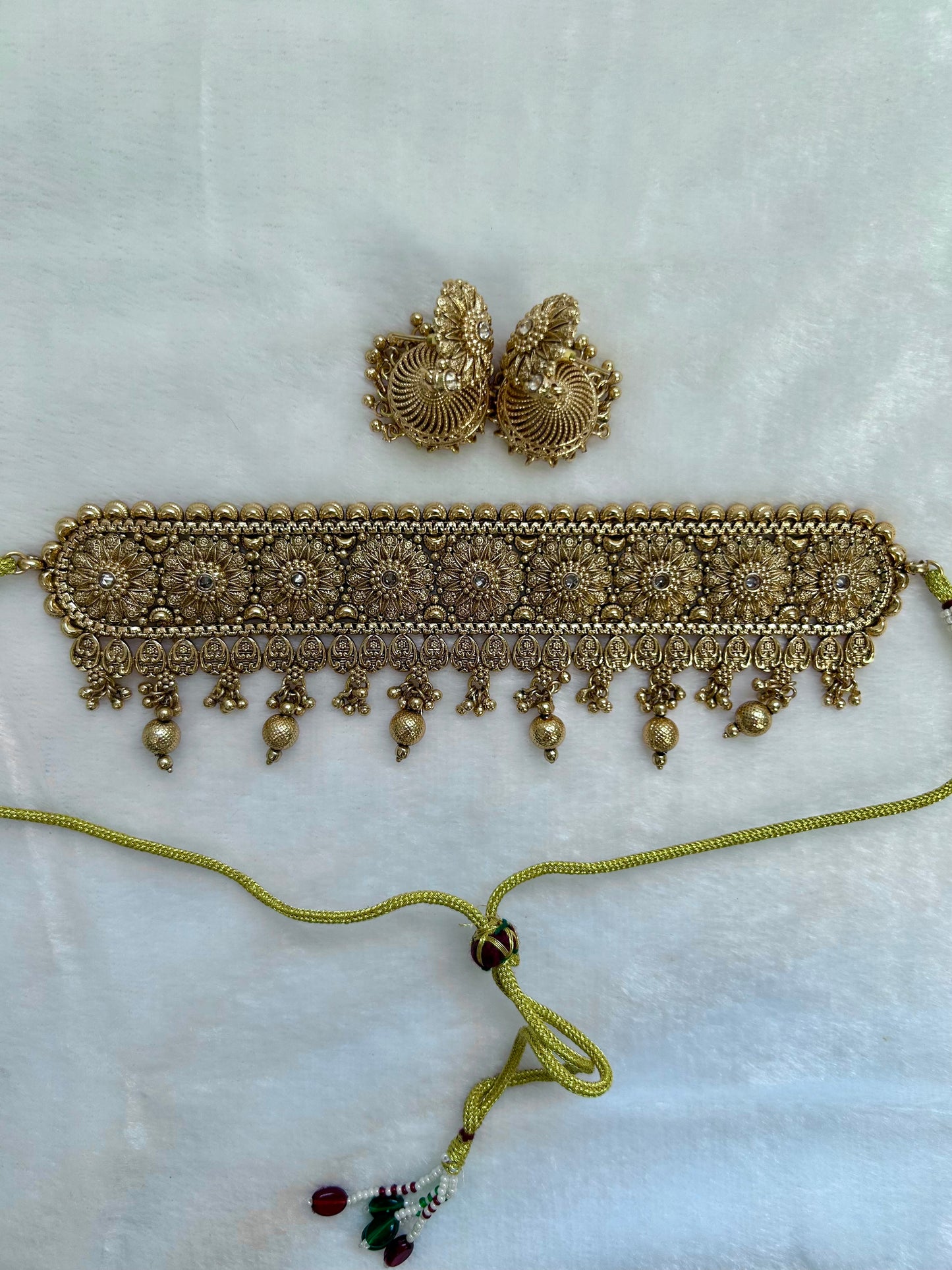 Gold Crafted Choker Set