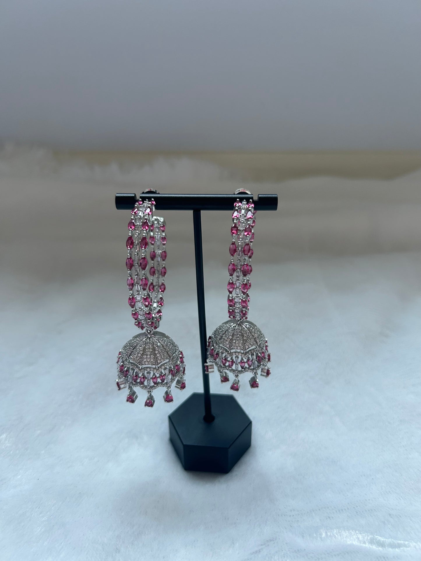 AD Dark Purple Jhumka Waliyaan