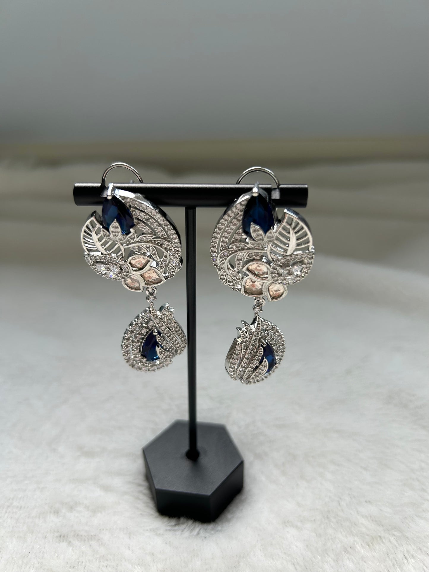 Royal Blue AD Earrings