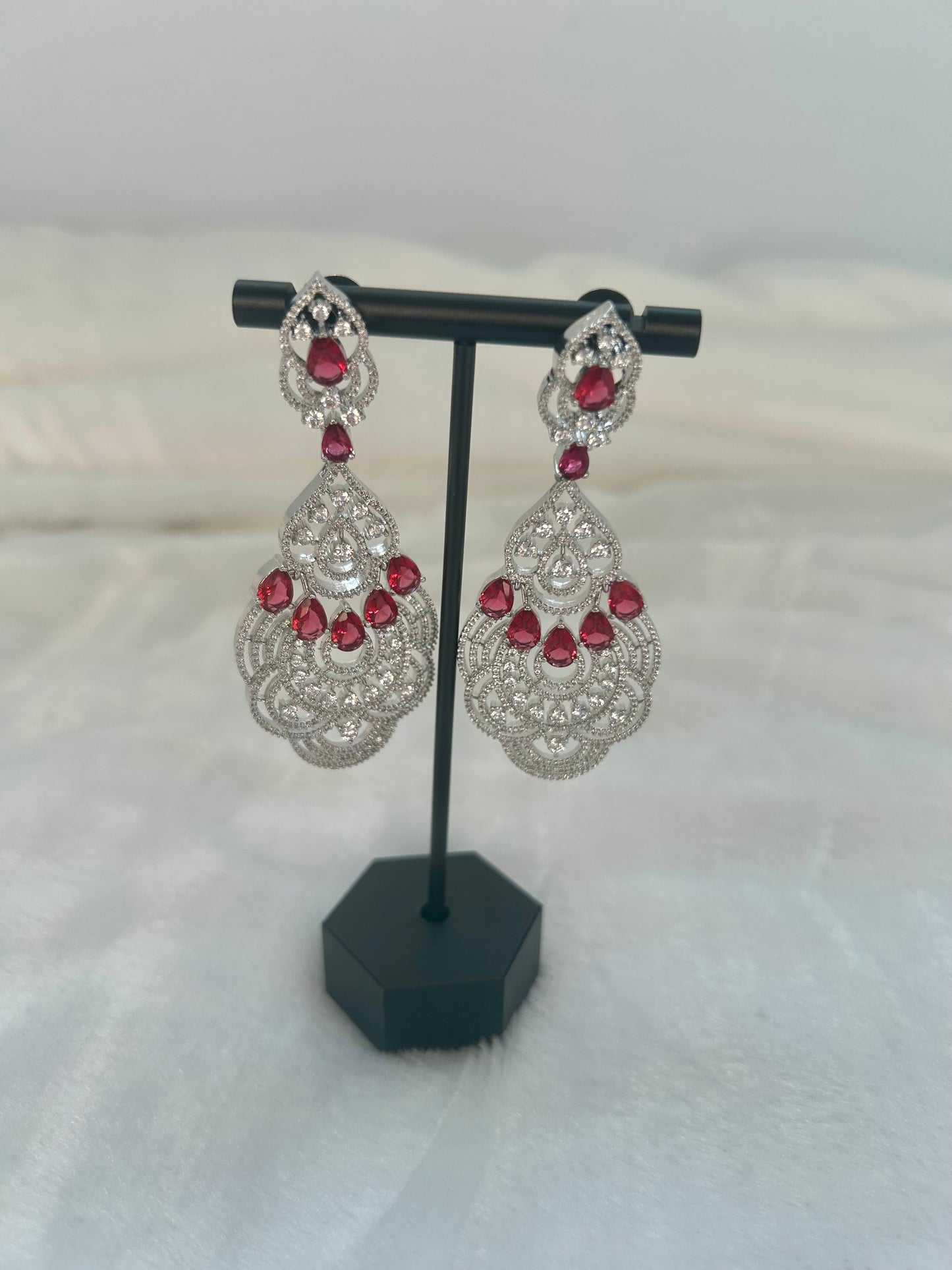 AD Red Earrings