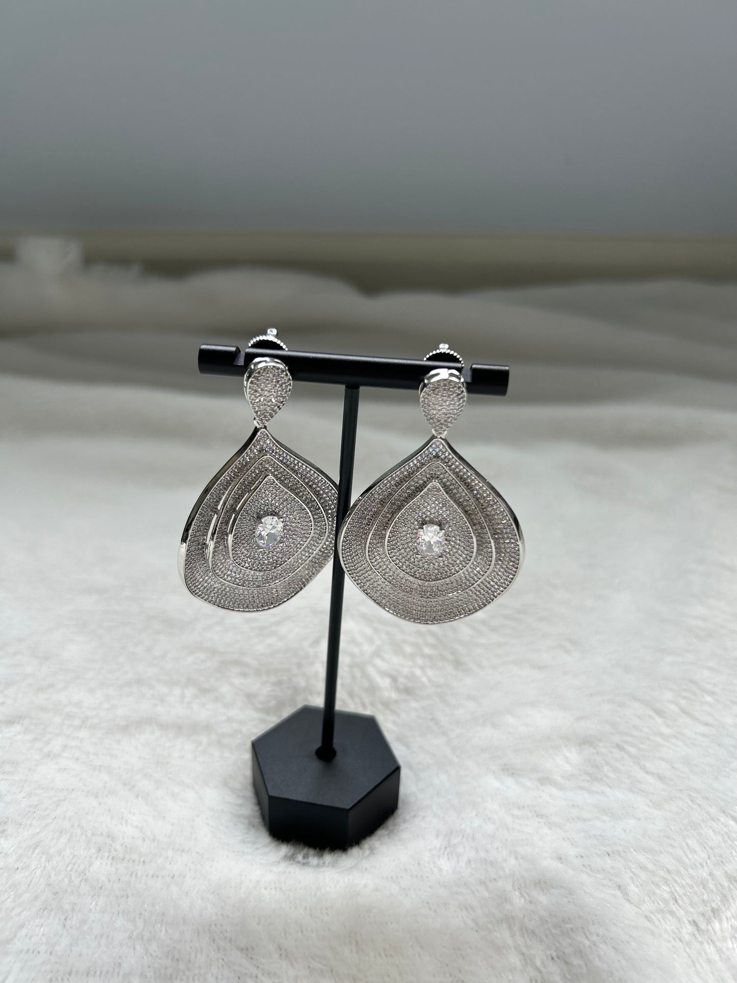 AD Silver Earrings