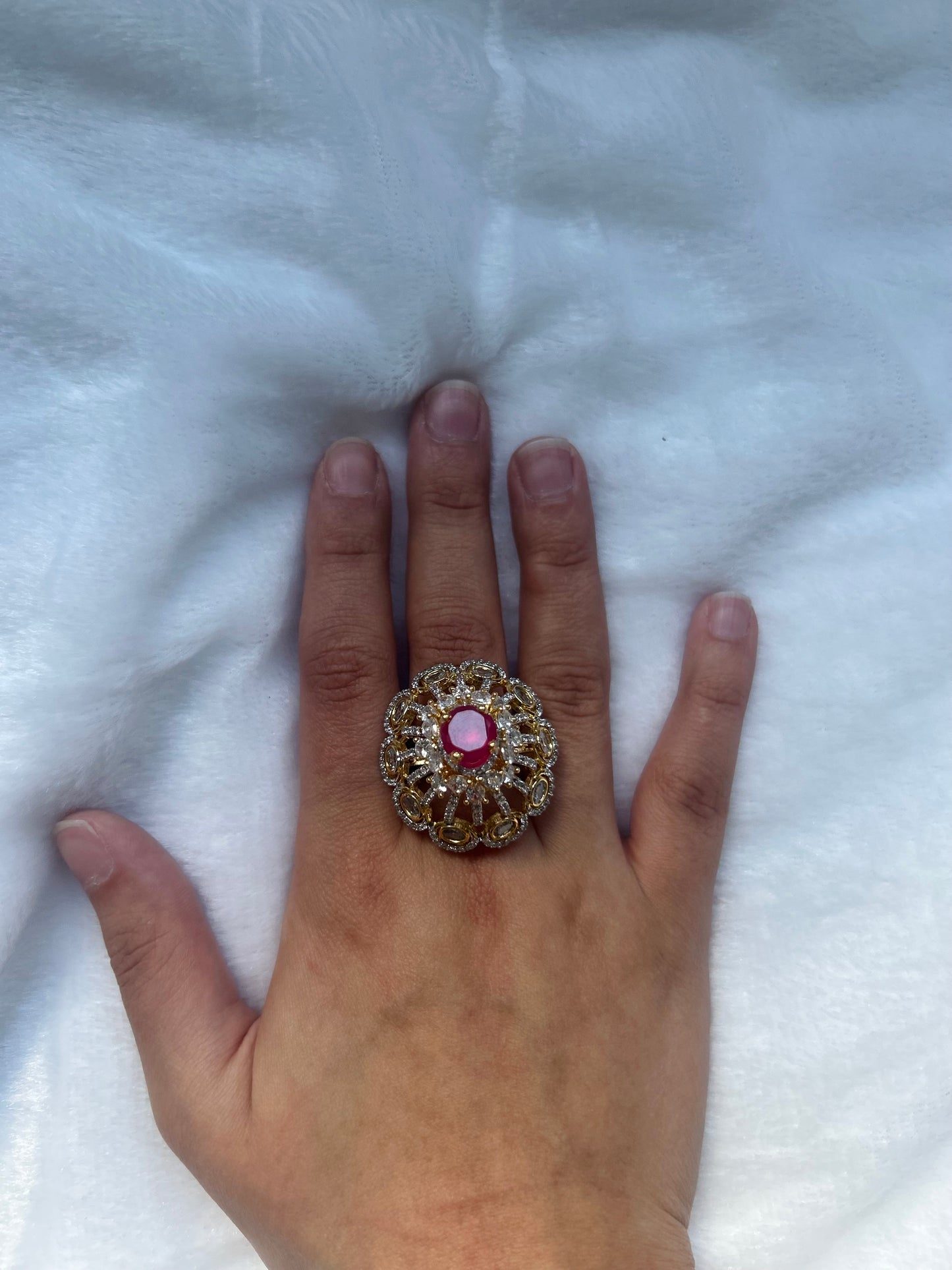AD Ruby & Gold Ring