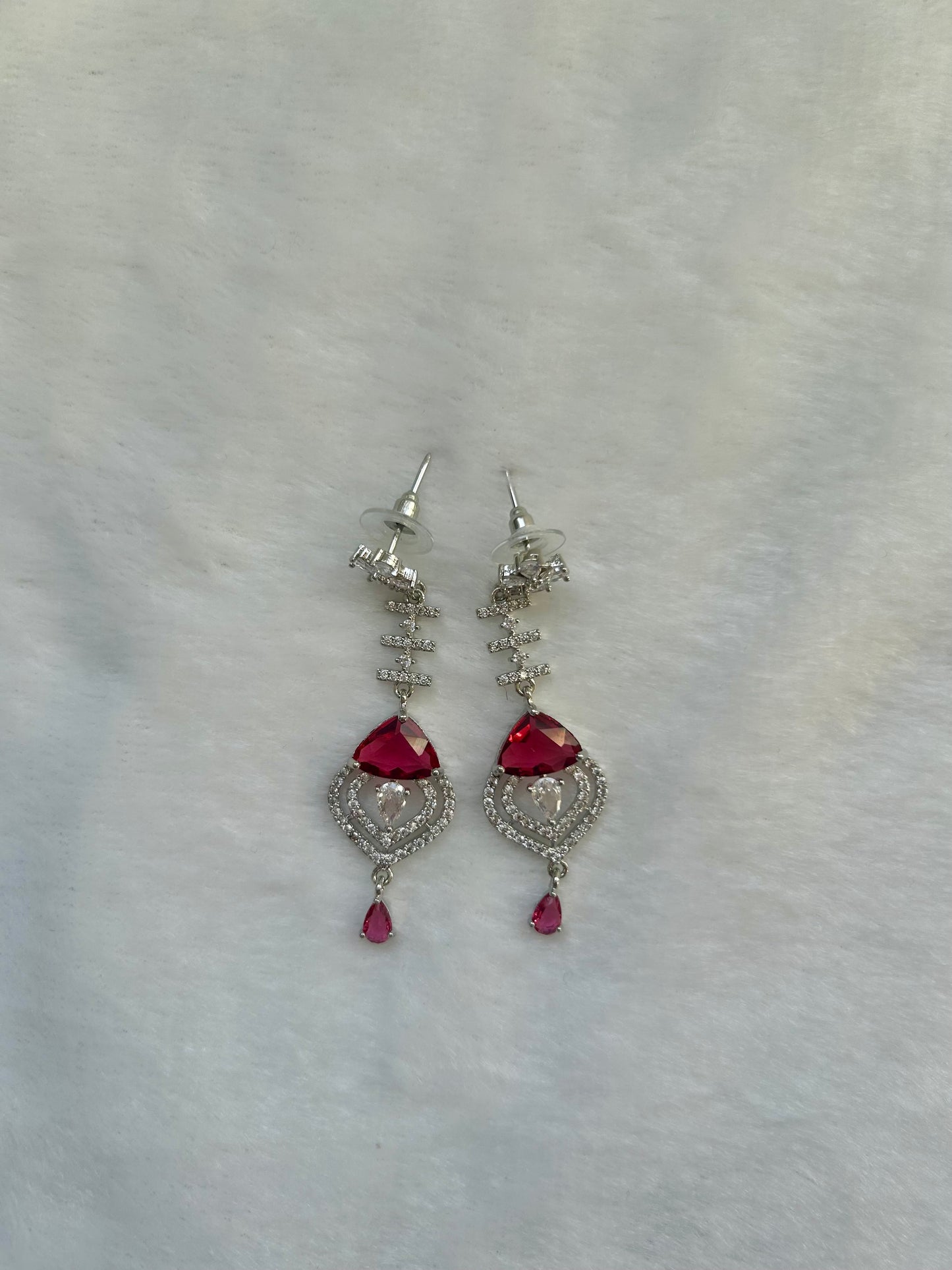 AD Red Earrings