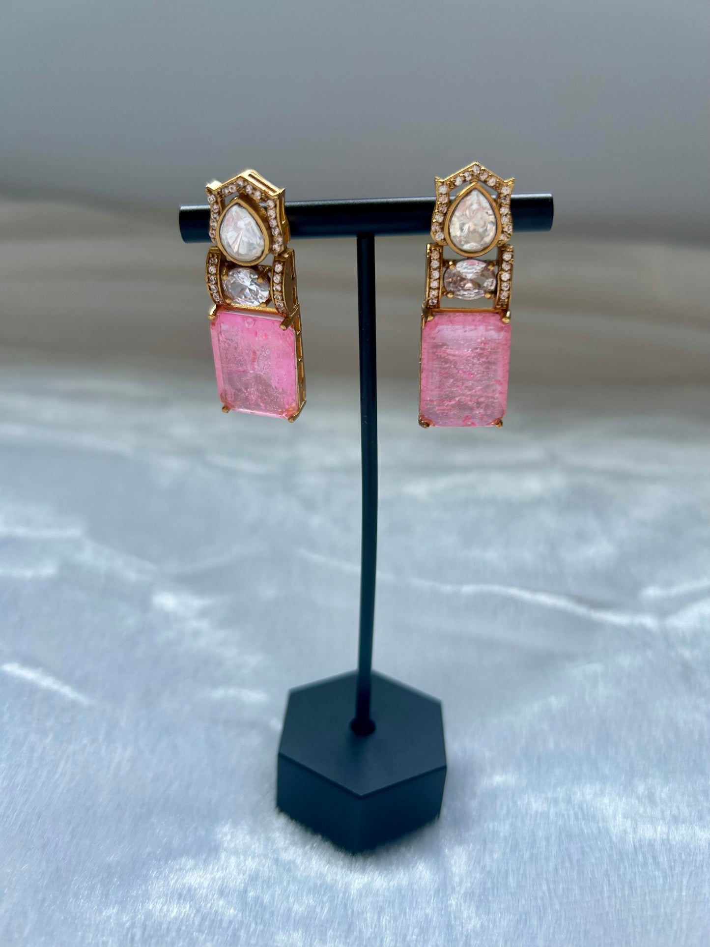 Pink Doublet Earrings