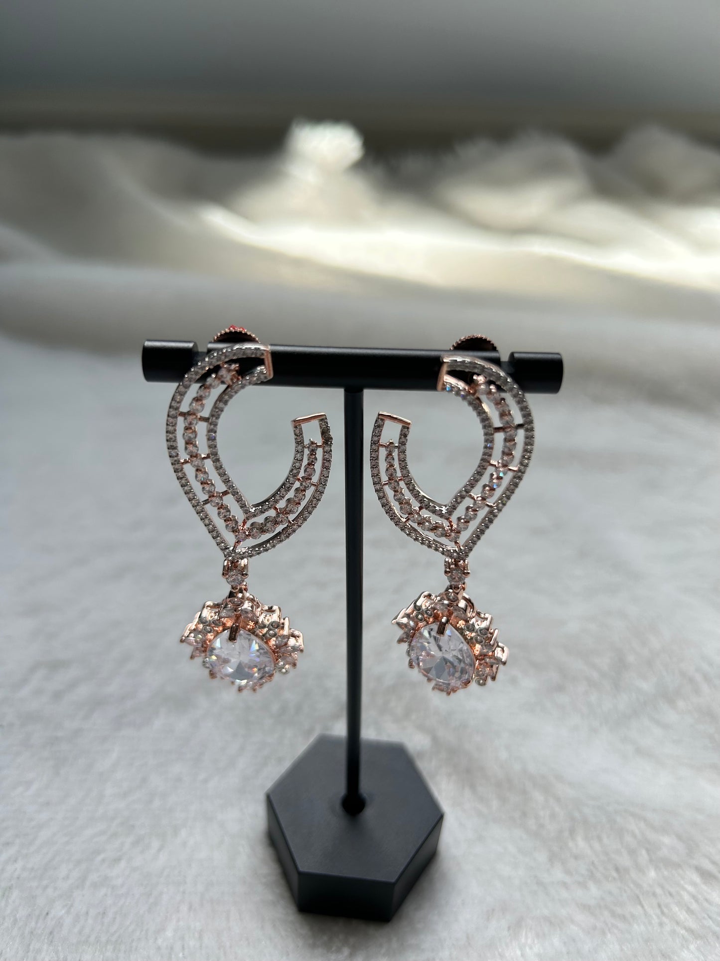 AD Rose Gold Earrings