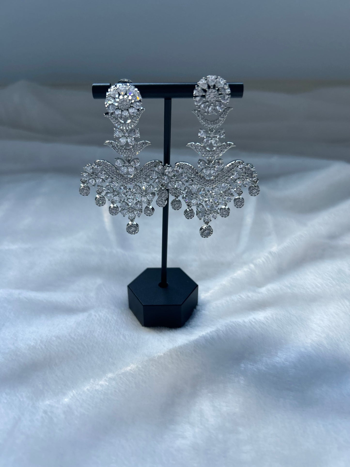 AD Silver Earrings