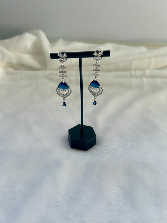 AD Blue Earrings