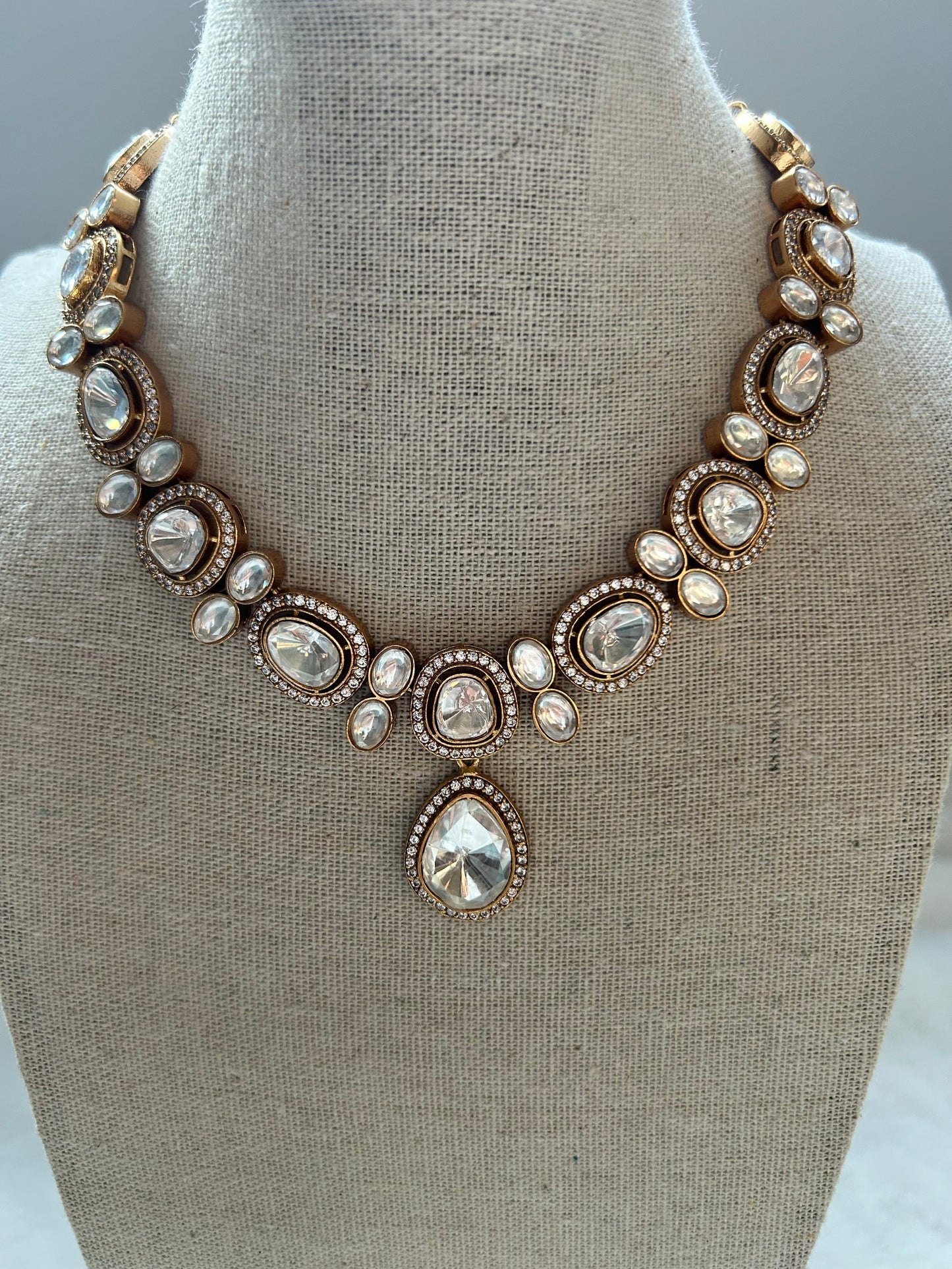 LUXE Moissanite Kundan Set