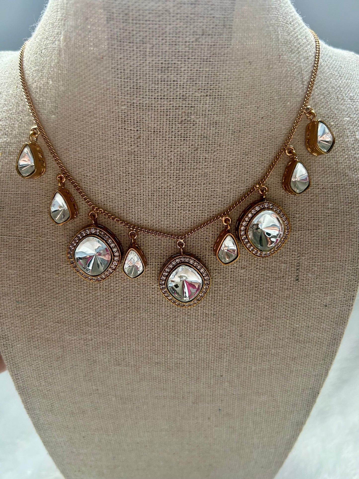 LUXE Moissanite Kundan Set