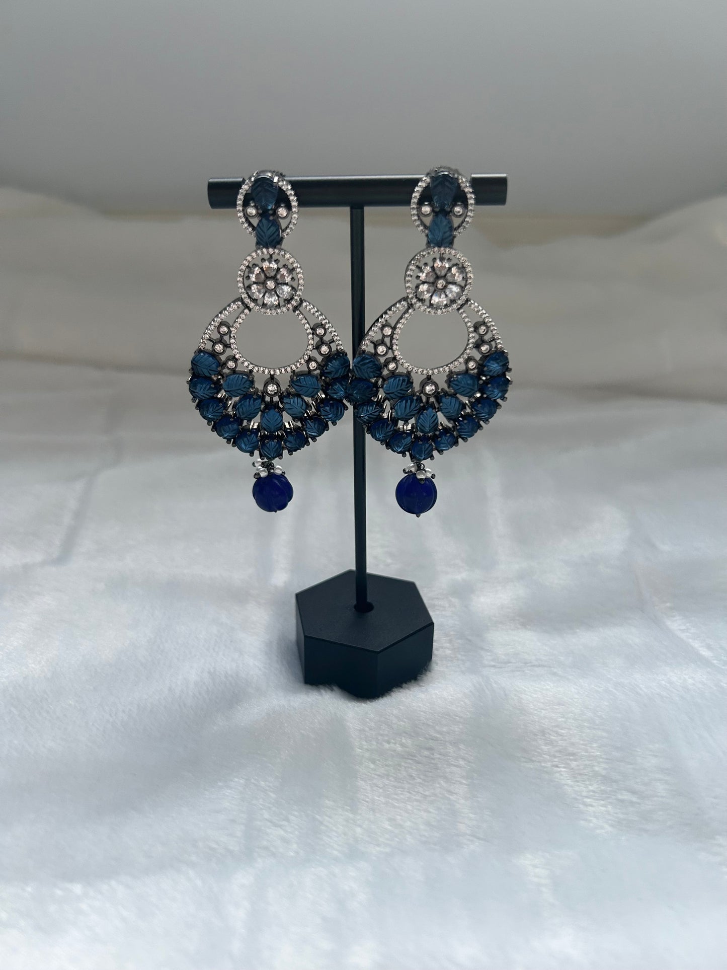 AD Navy Blue Earrings