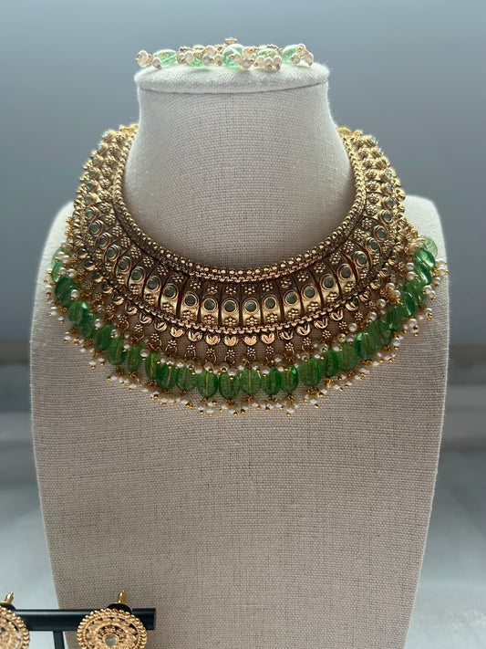 Light Green Gold Crafted Set