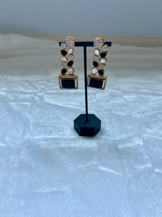 Black Doublet Earrings
