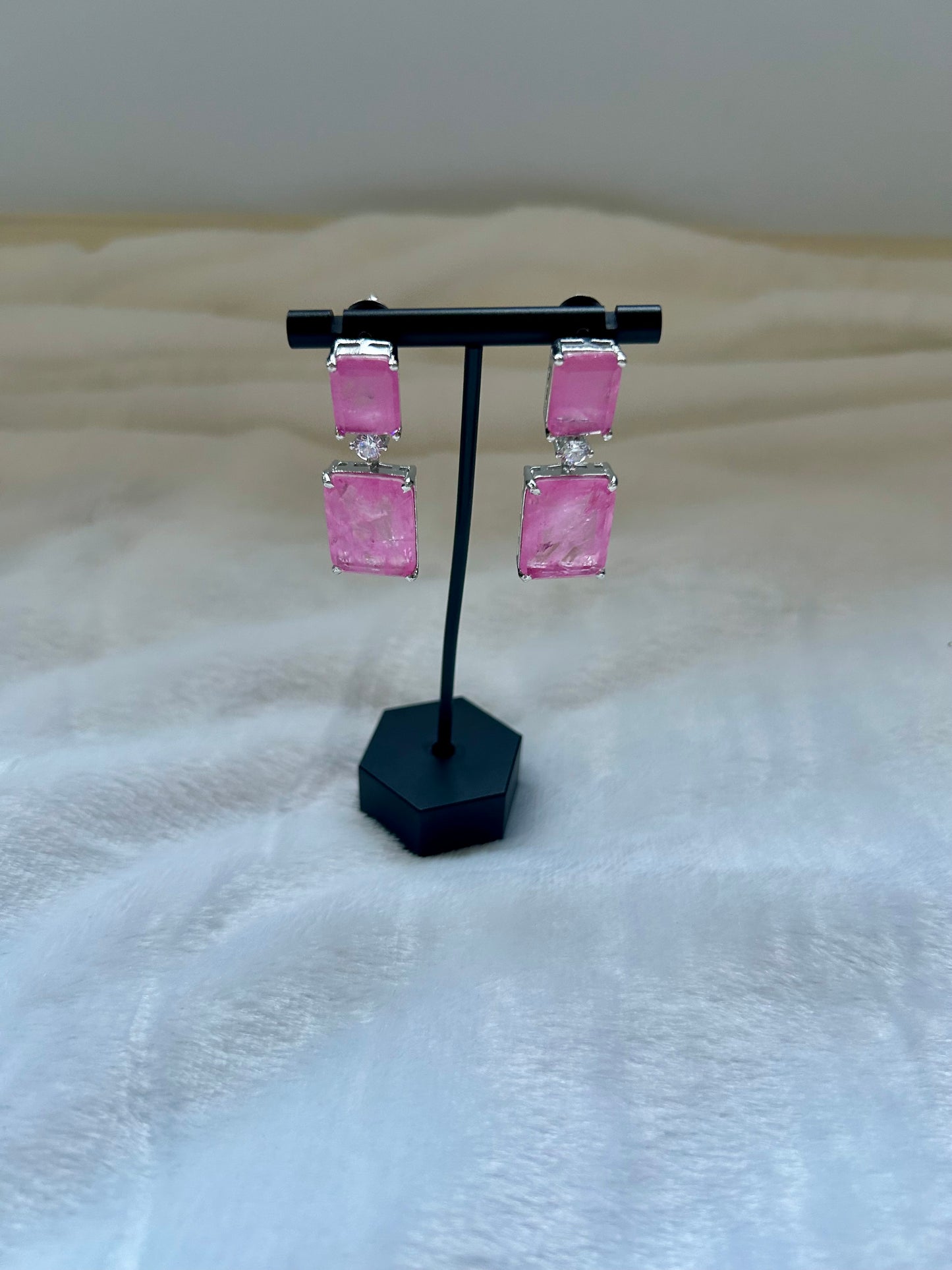 Pink Doublet Earrings