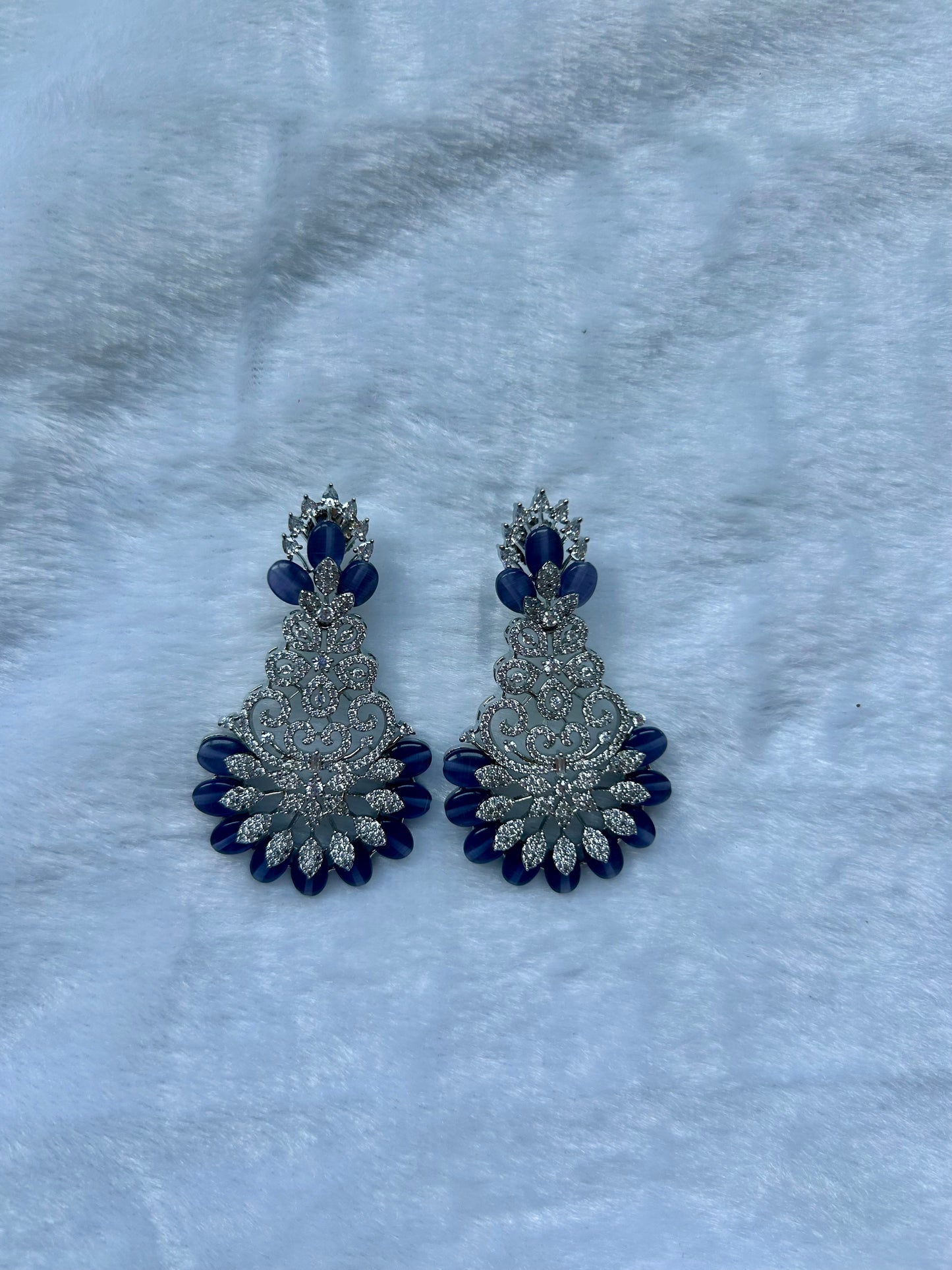 Purple AD Earrings