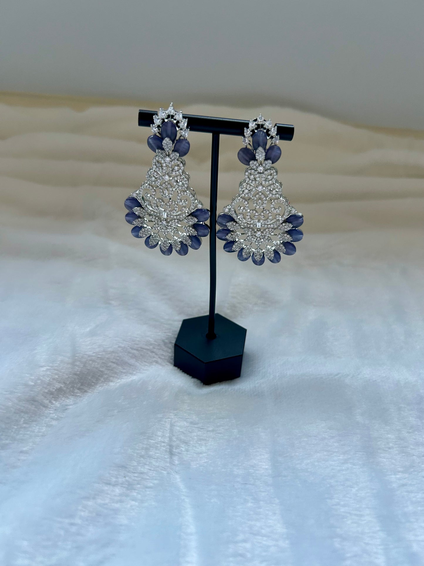 Purple AD Earrings