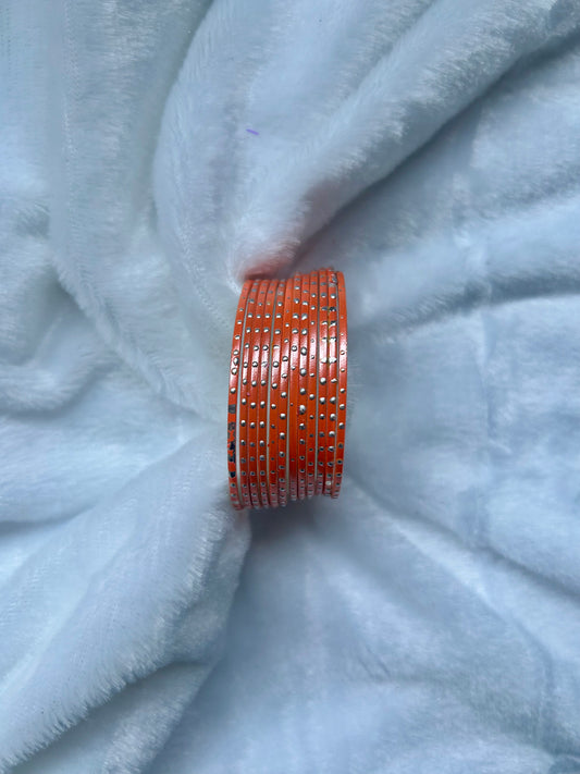 SAMPLE SALE Light Orange Bangles