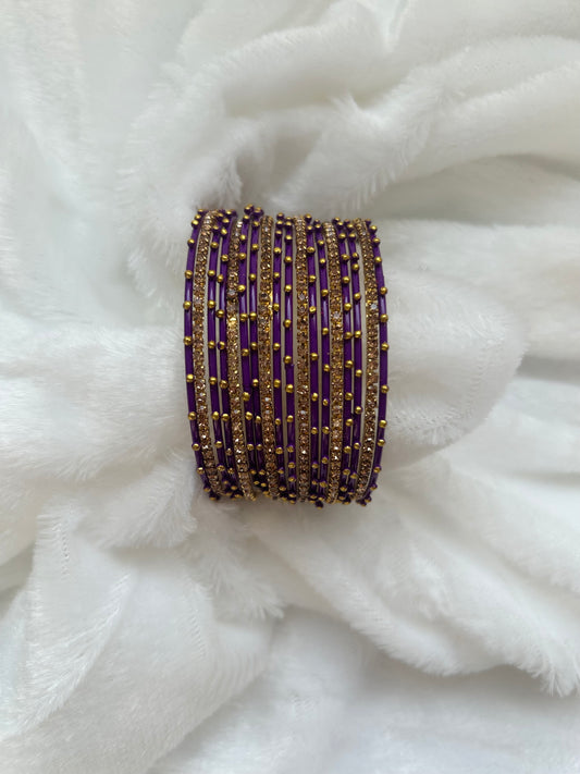 SIZE 2.8 Dark Purple Bangles