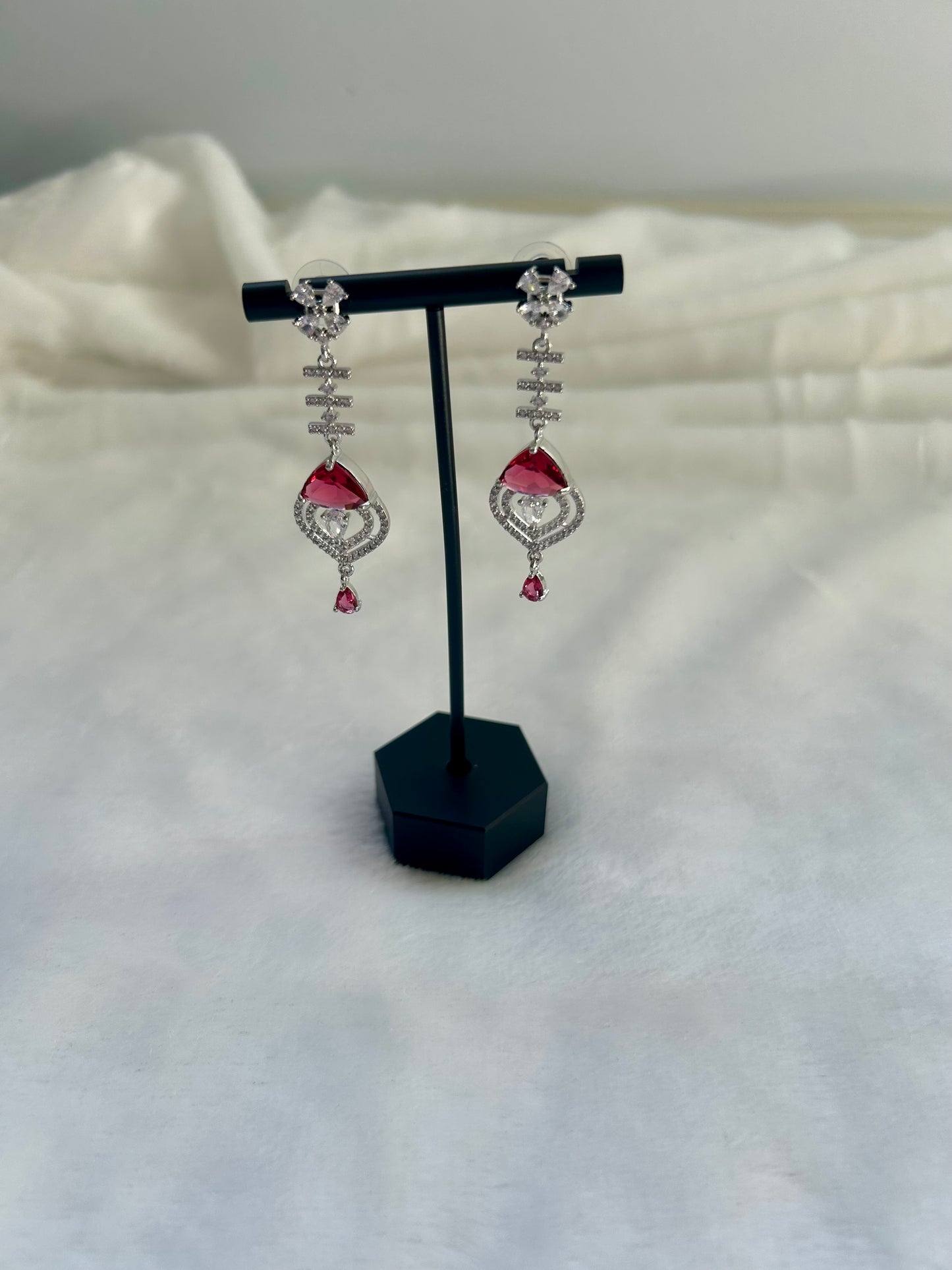 AD Red Earrings