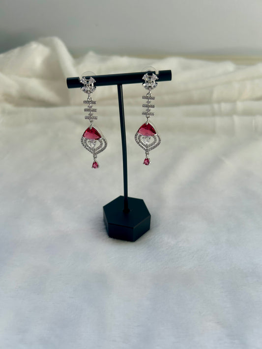 AD Red Earrings
