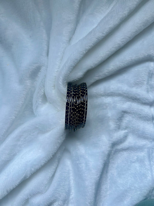 SAMPLE SALE Black Bangles