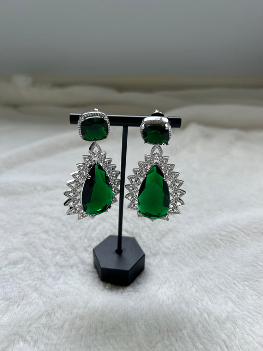 AD Green Earrings
