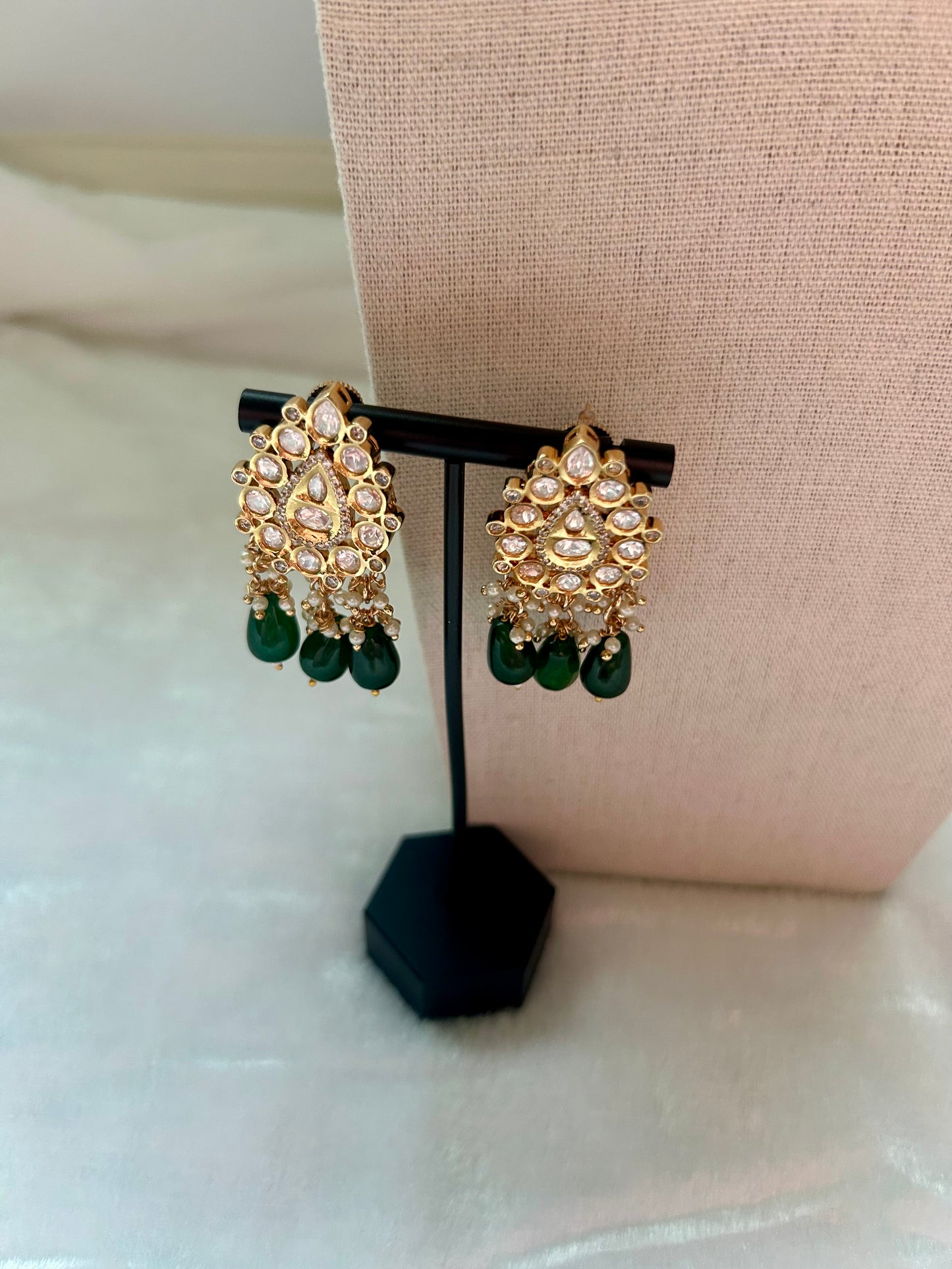 Emerald Green Tyaani Choker Set