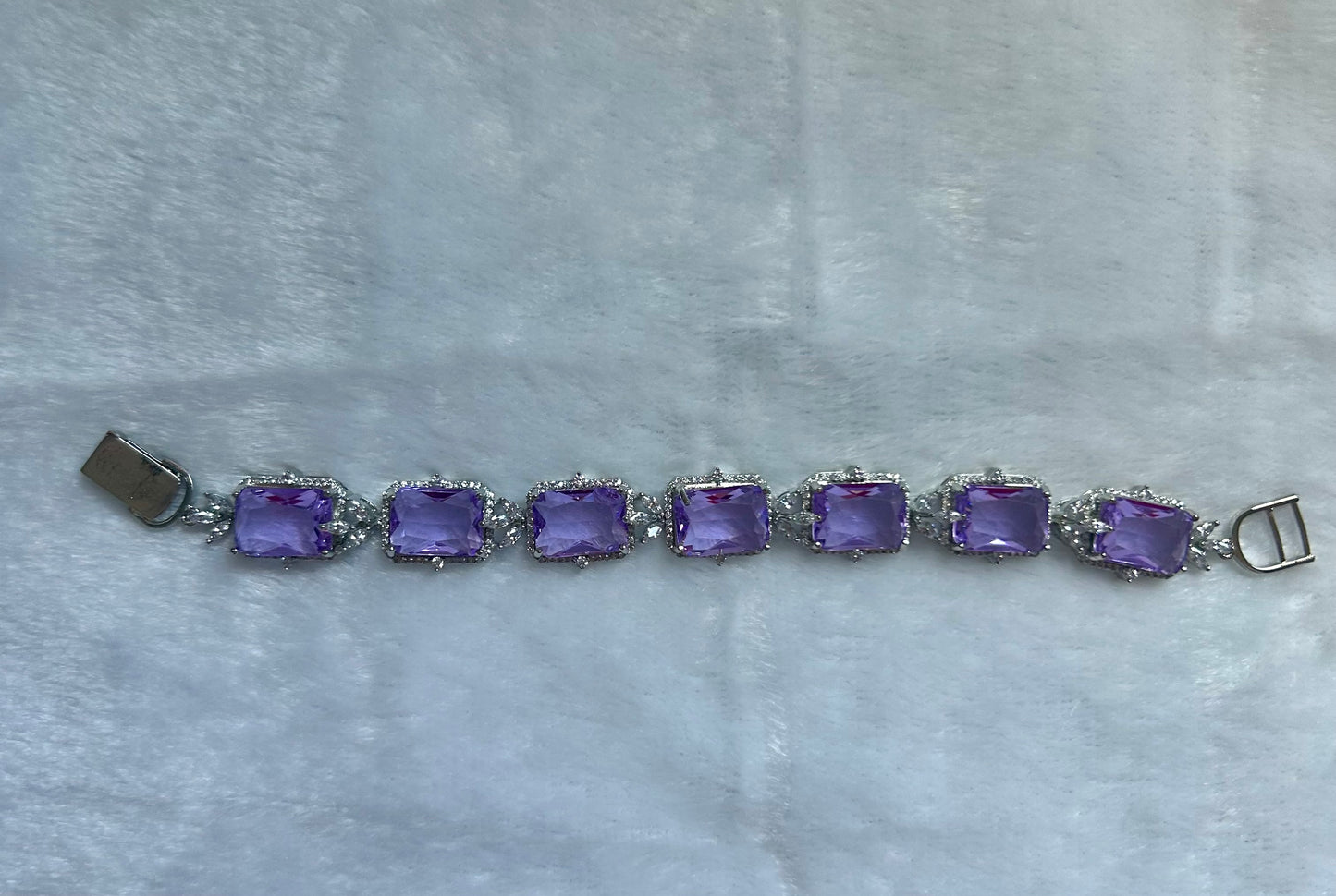 Purple CZ Bracelet