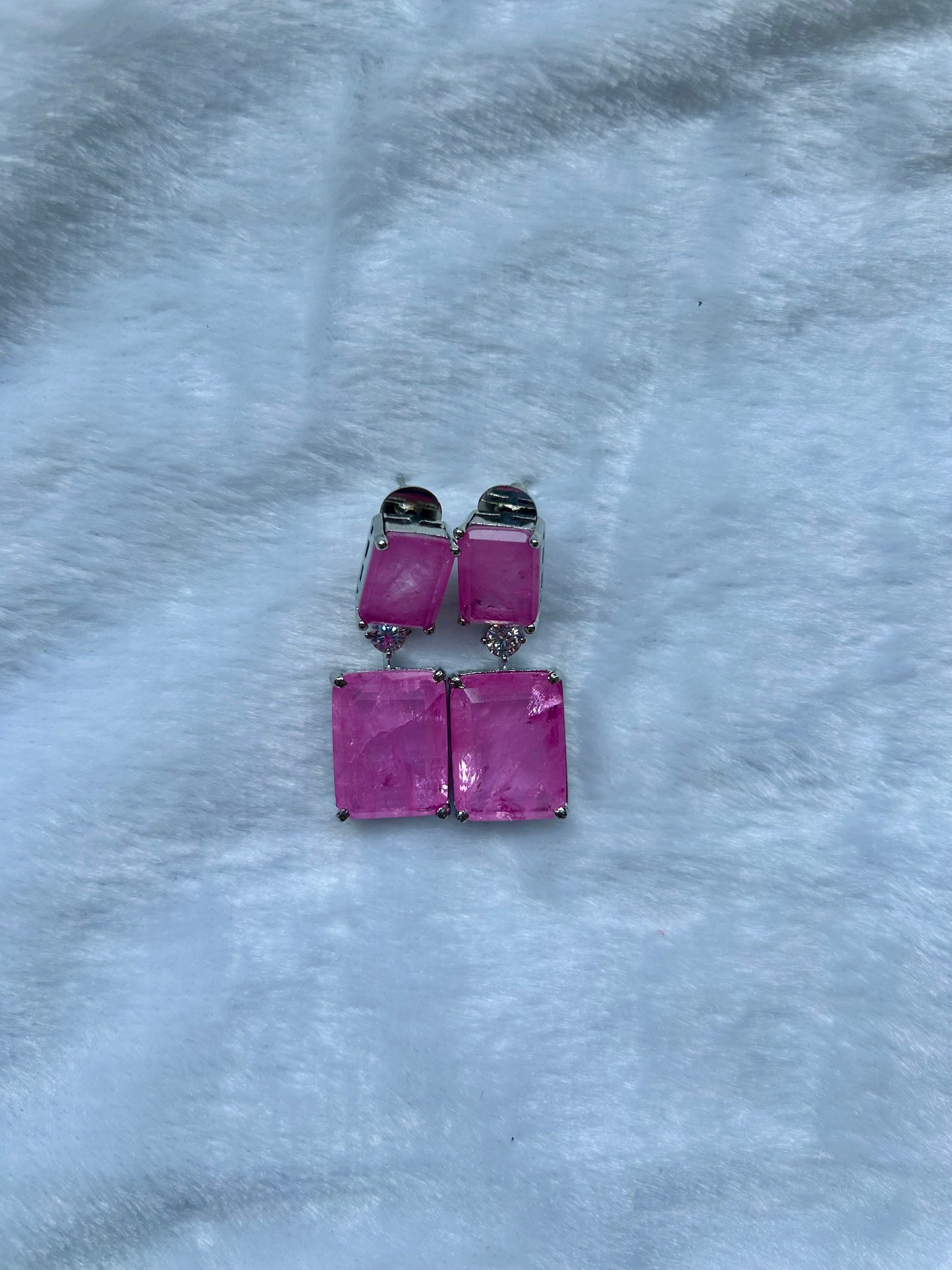 Pink Doublet Earrings