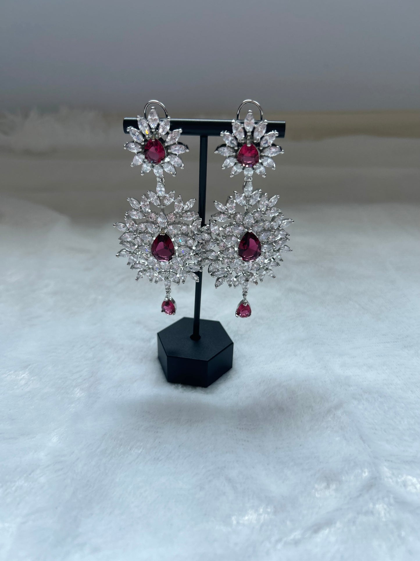 AD Red Earrings