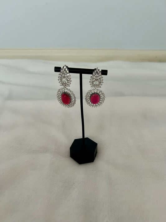 AD Red Earrings