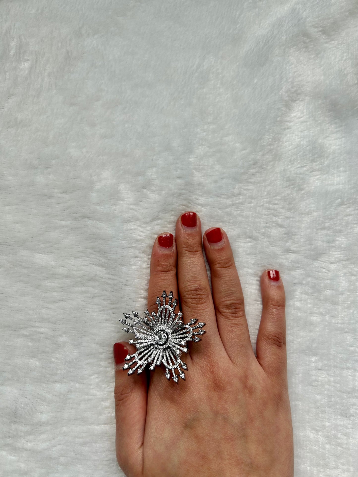 AD 3D Flower Ring