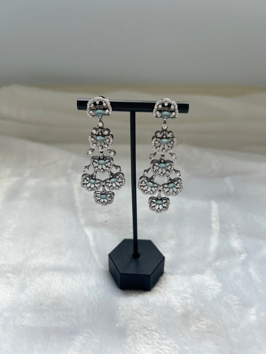 AD Mint Blue Earrings