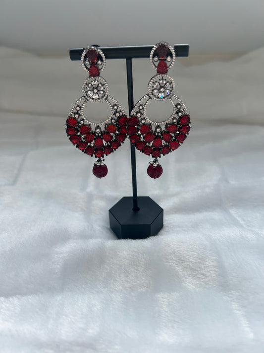AD Red Earrings