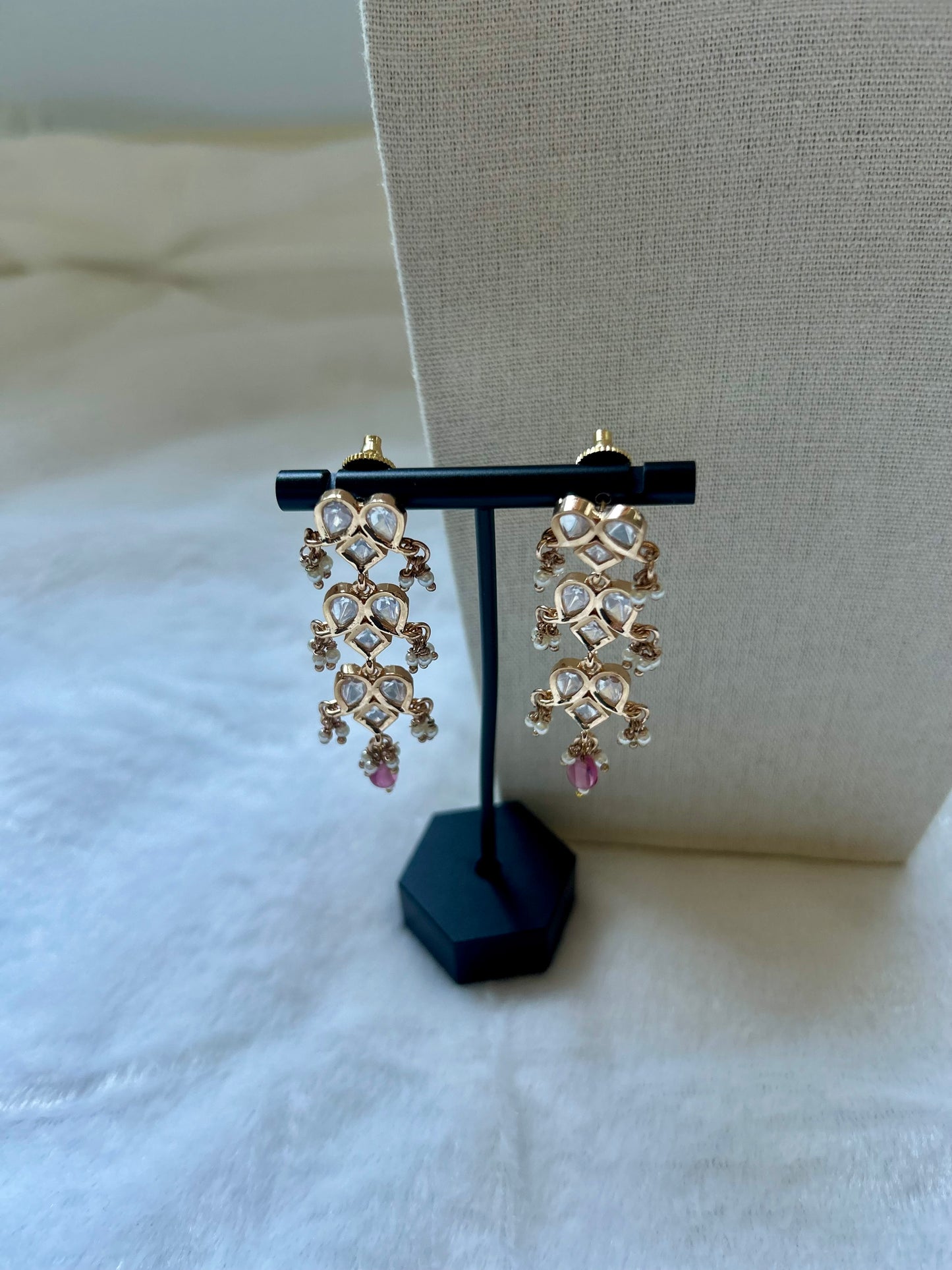 Dark Pink Tyaani Kundan Choker Set