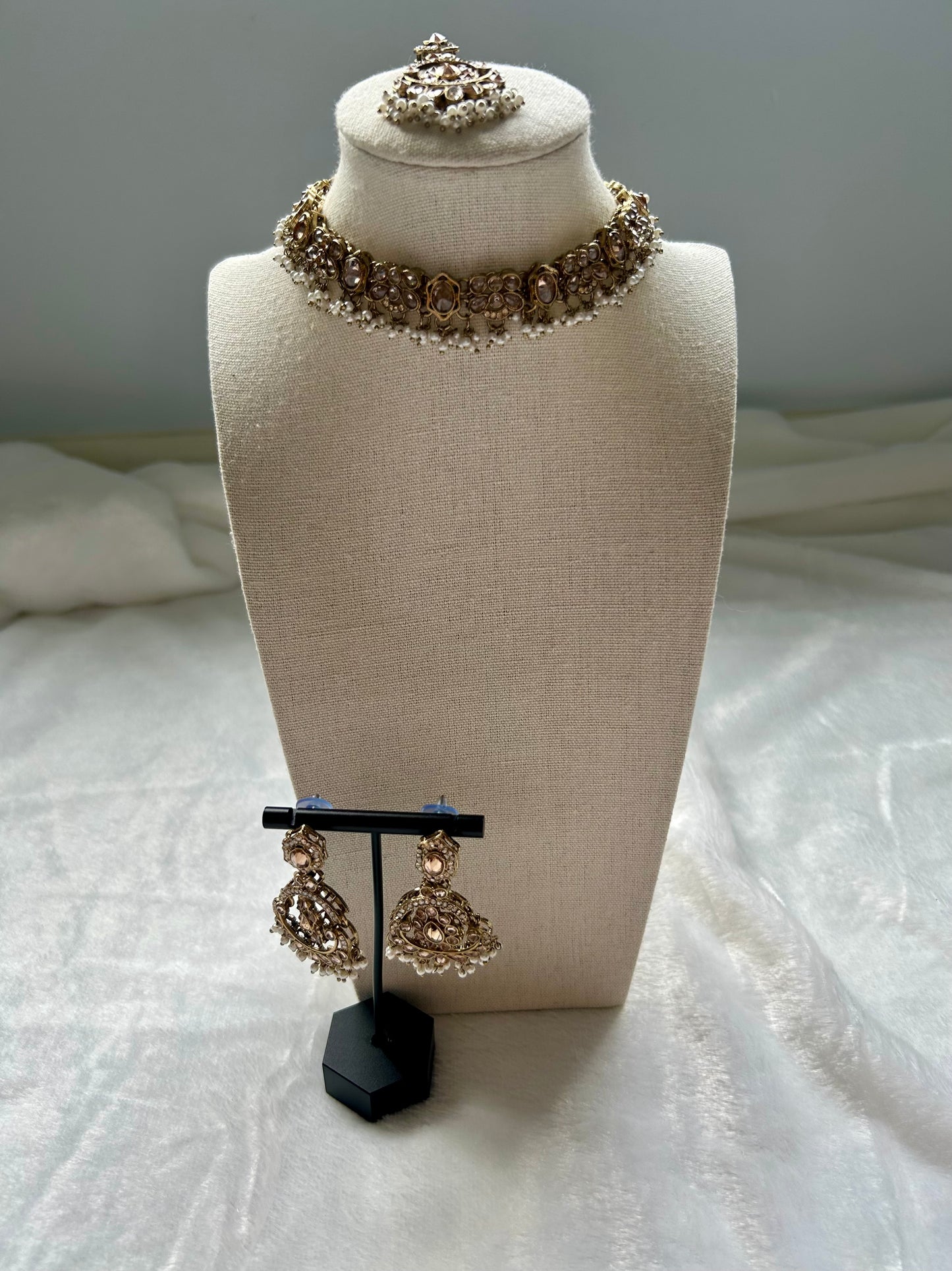 Golden Polki Choker Set