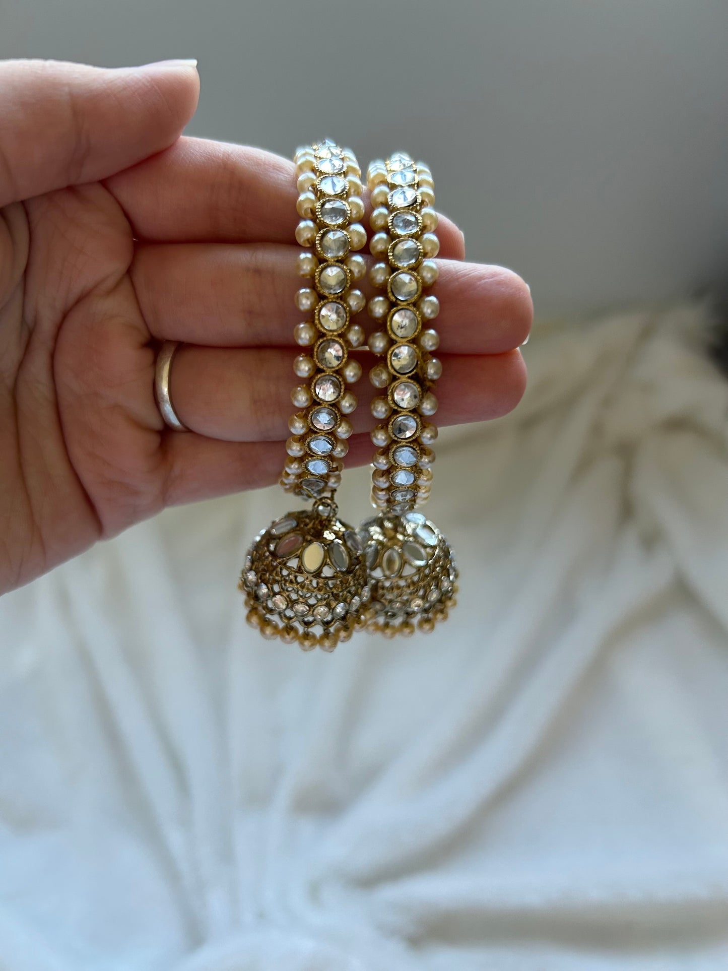 Golden Jhumki Bangles