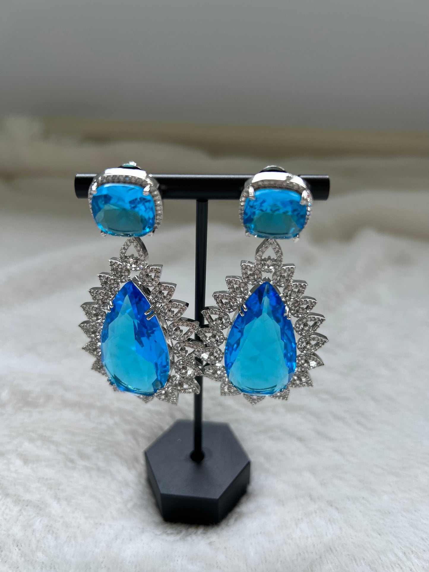 AD Blue Earrings