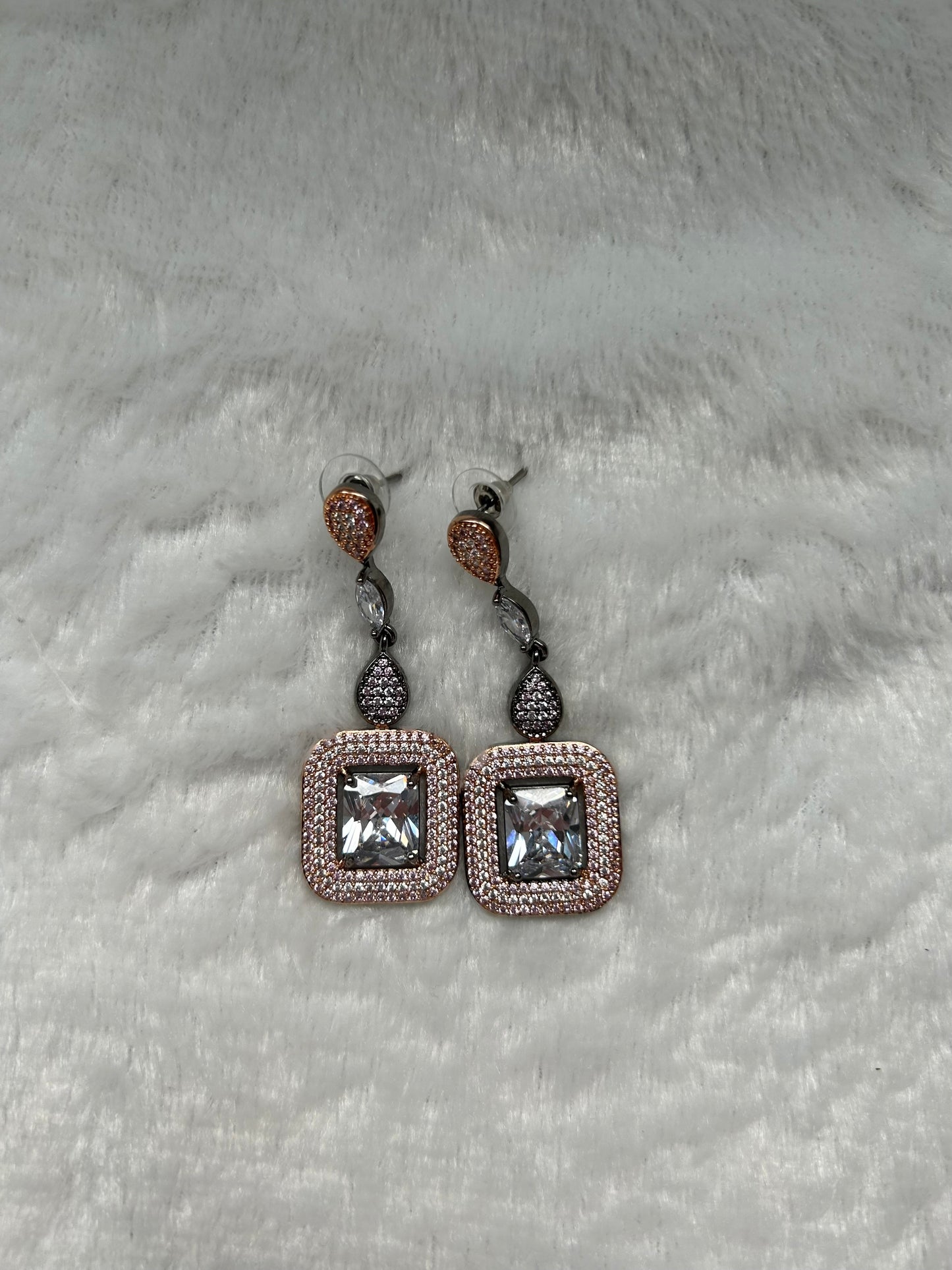 AD Oxidized Earrings