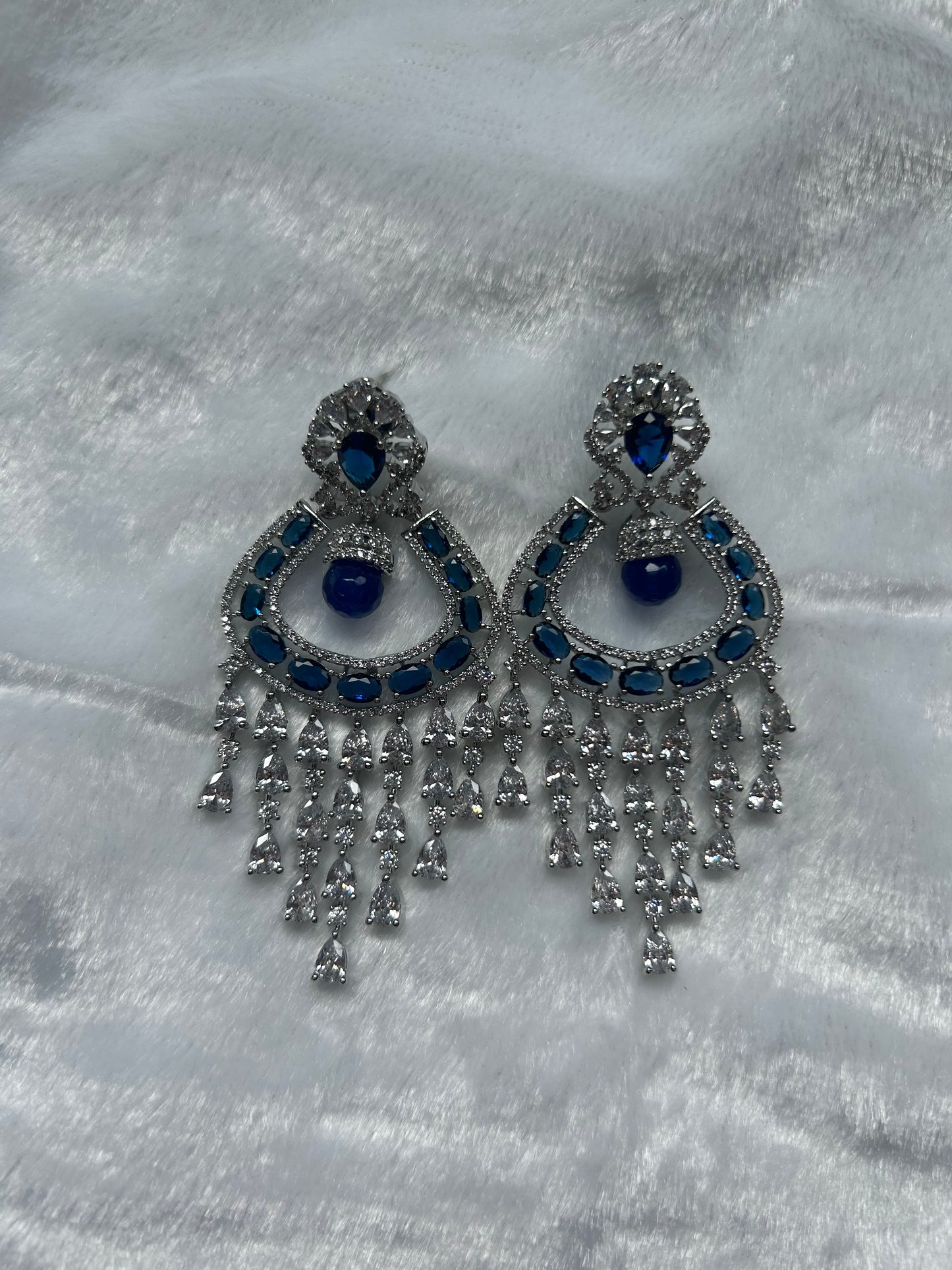 AD Navy Blue Earrings