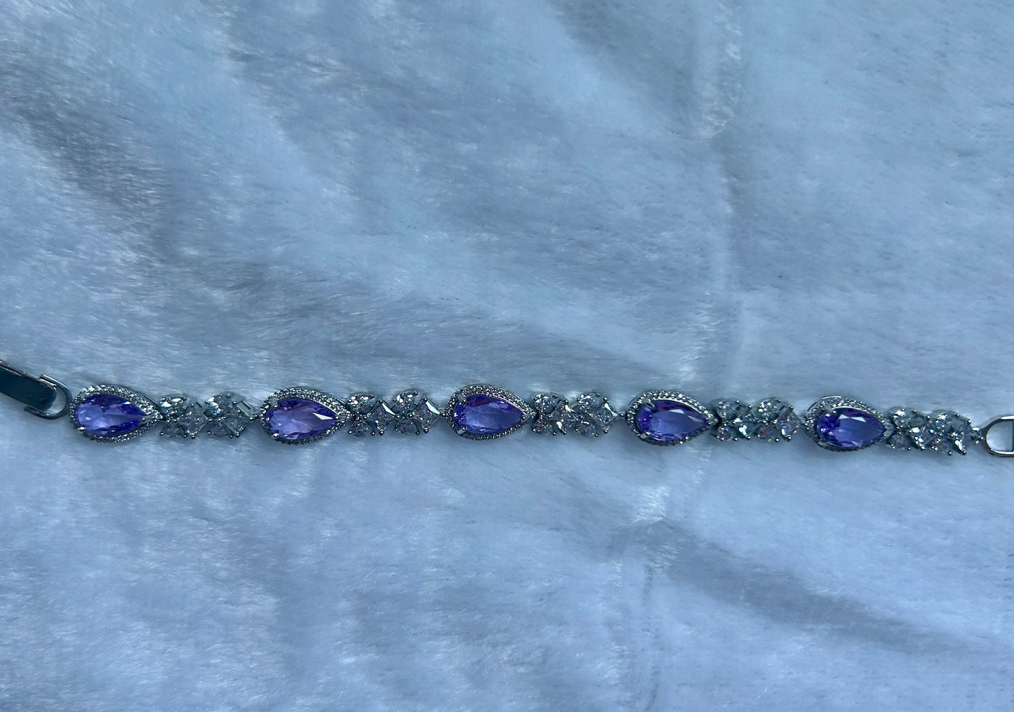 Light Purple CZ Bracelet