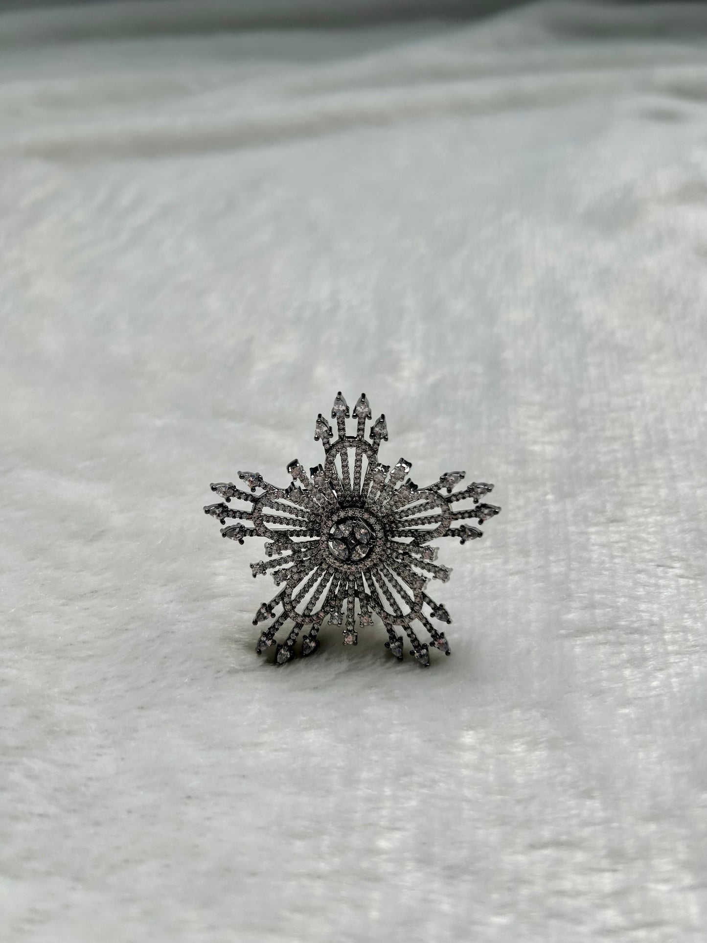 AD 3D Flower Ring
