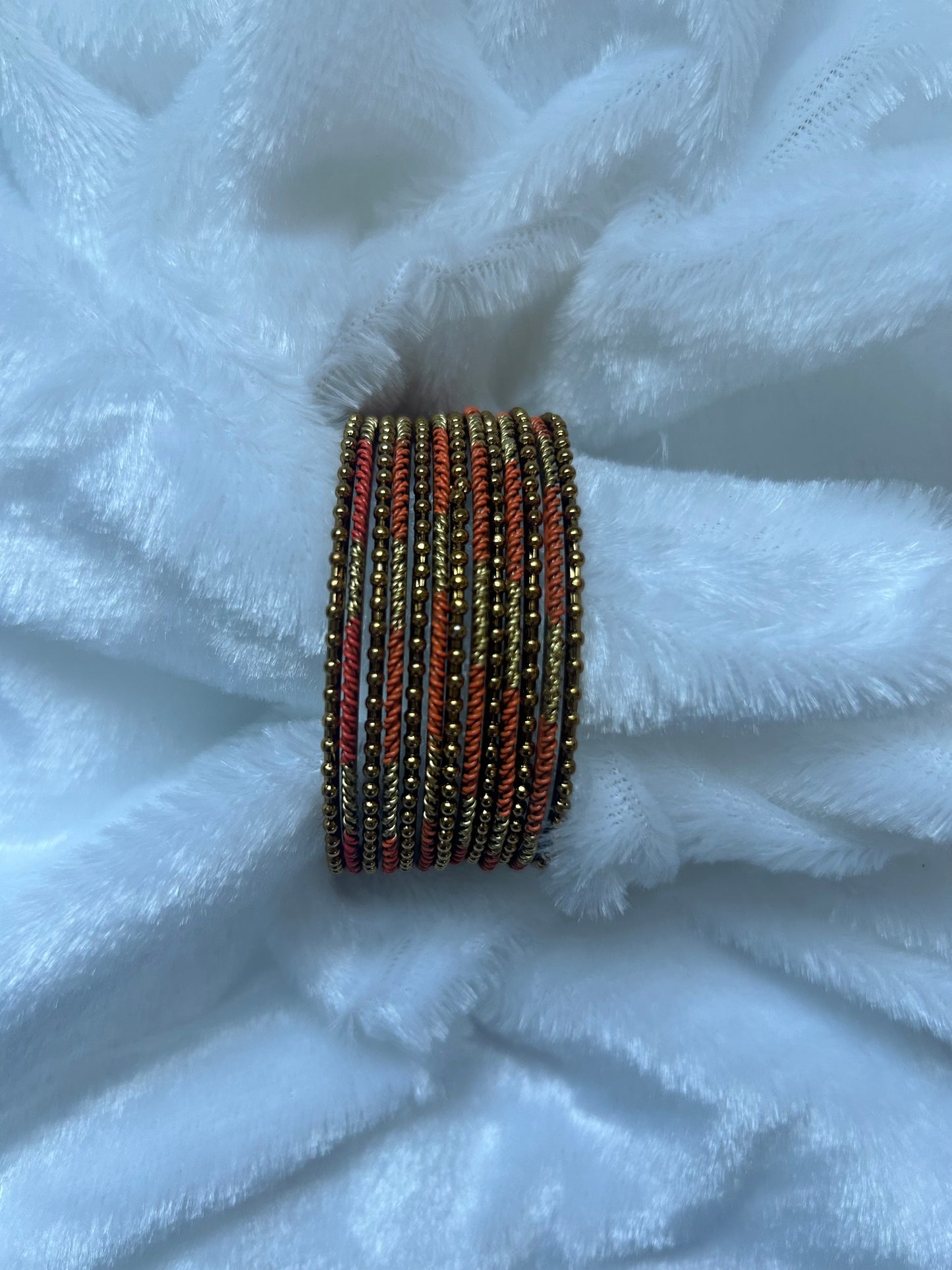 Orange & Gold Bangles