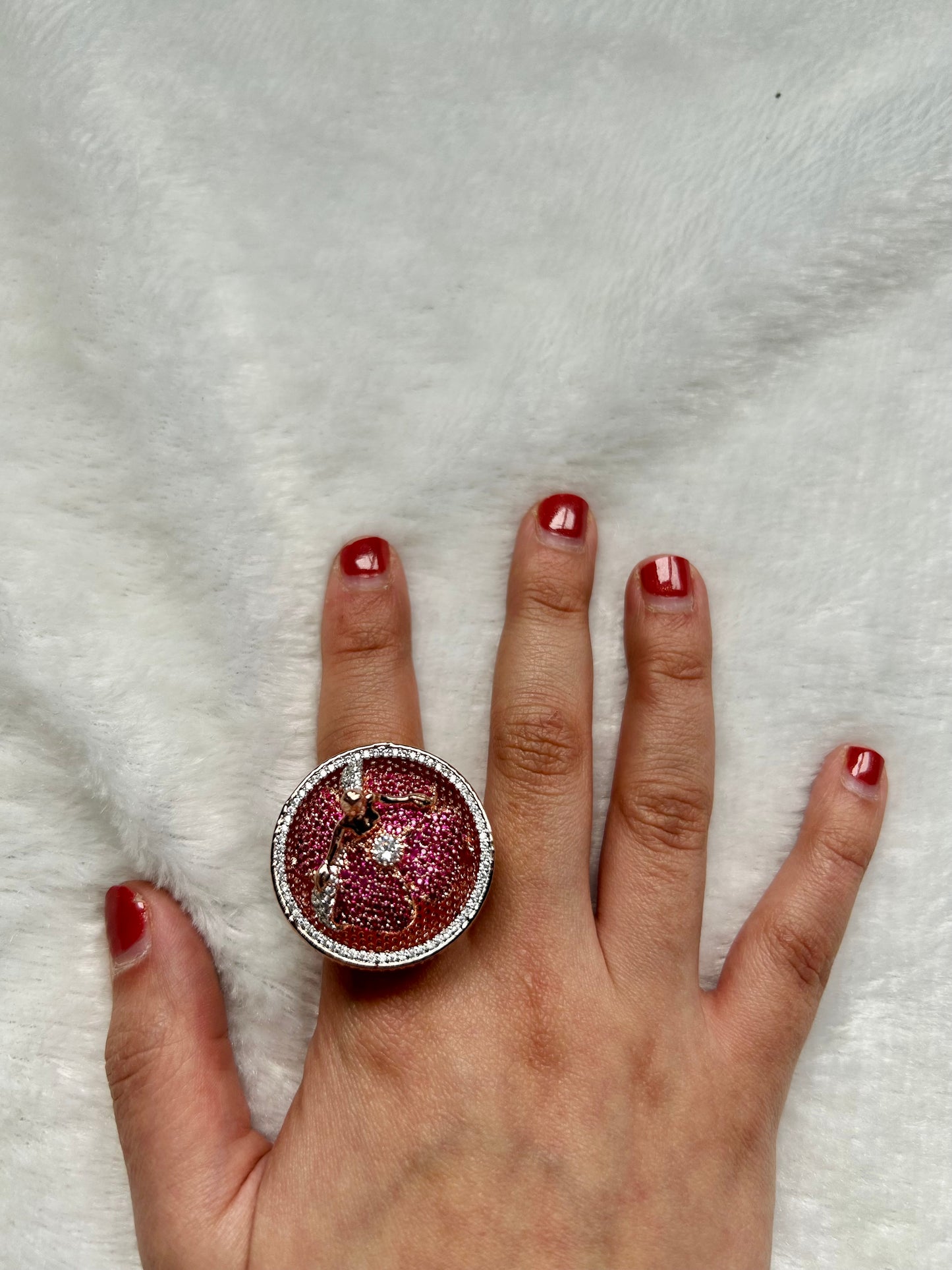 Rose Gold 3D AD Ring